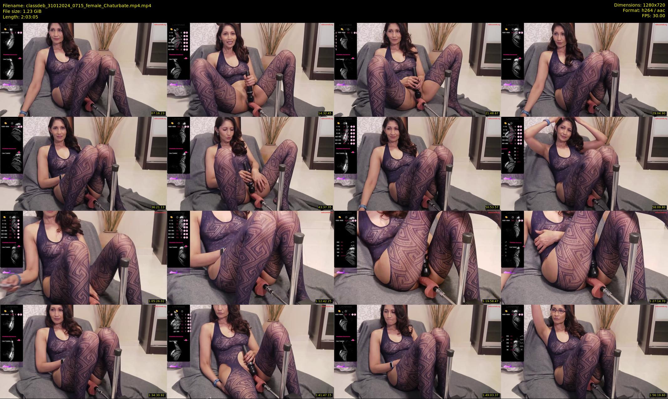 classdeb — 124 minute Chaturbate female cam show recording, 720p, Jan 31, 2024