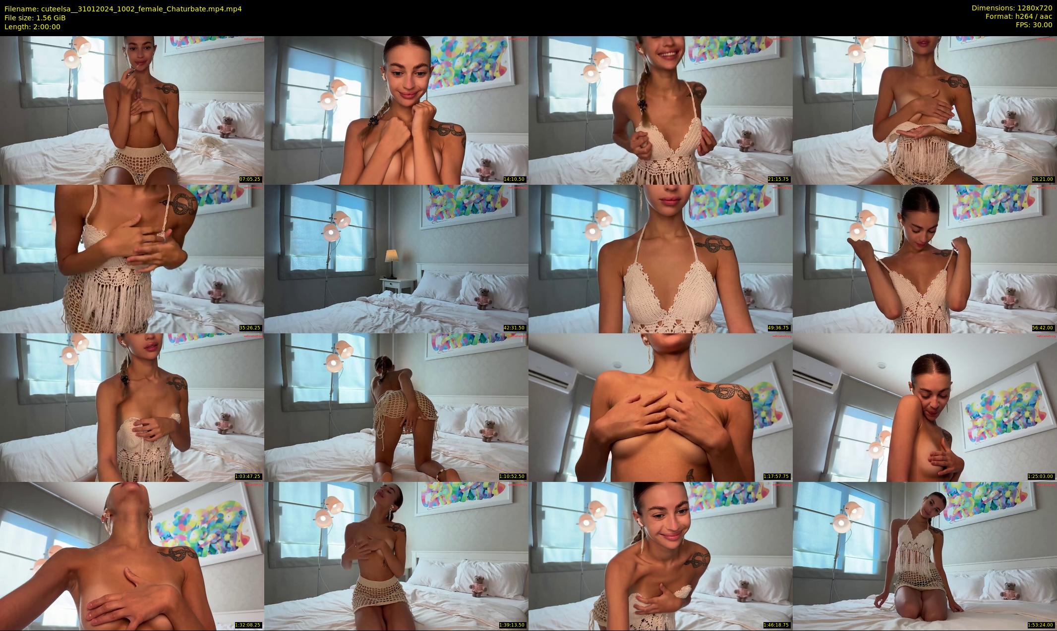 cuteelsa_ — 120 minute Chaturbate female cam show recording, 720p, Jan 31, 2024