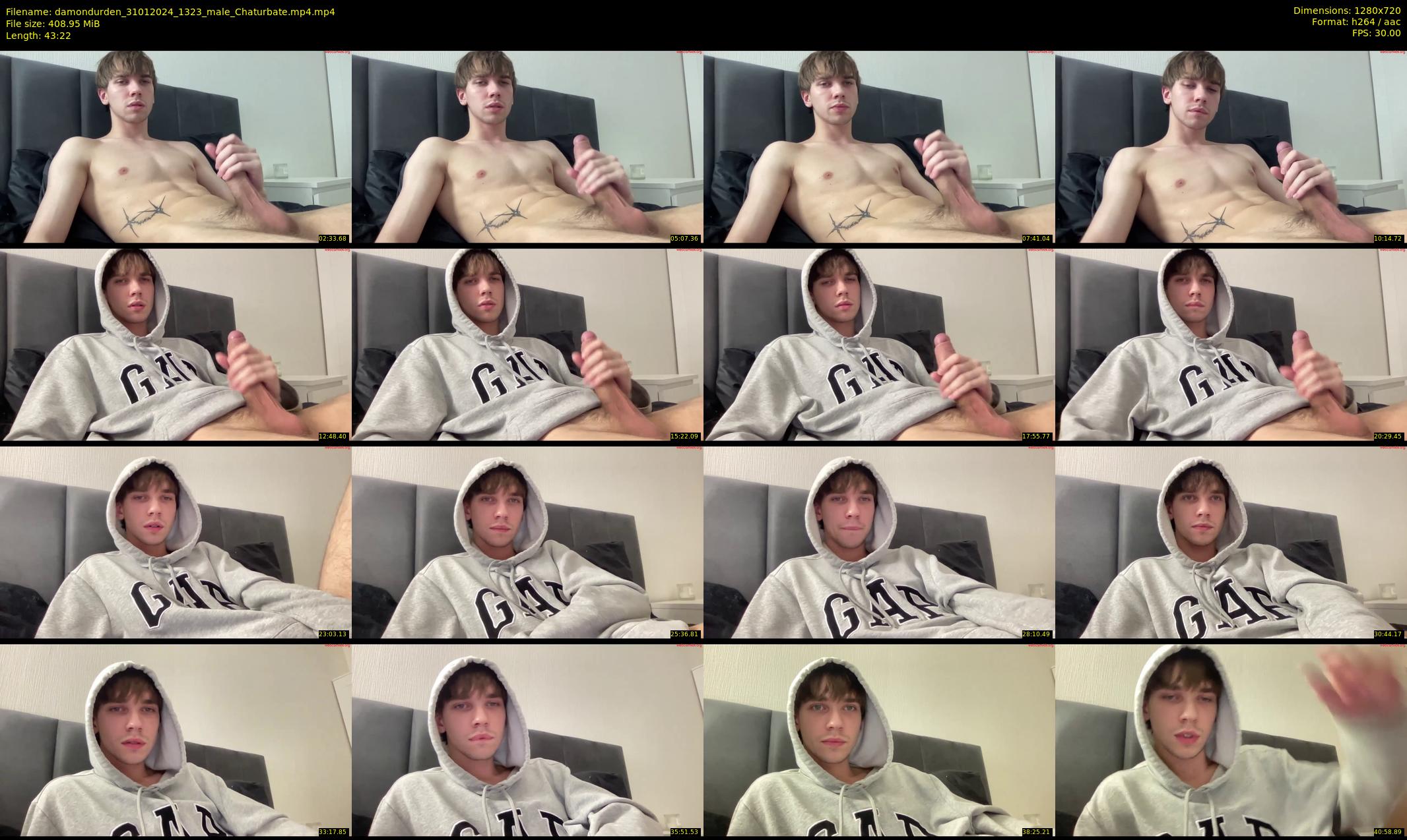 damondurden — 44 minute Chaturbate male cam show recording, 720p, Jan 31, 2024