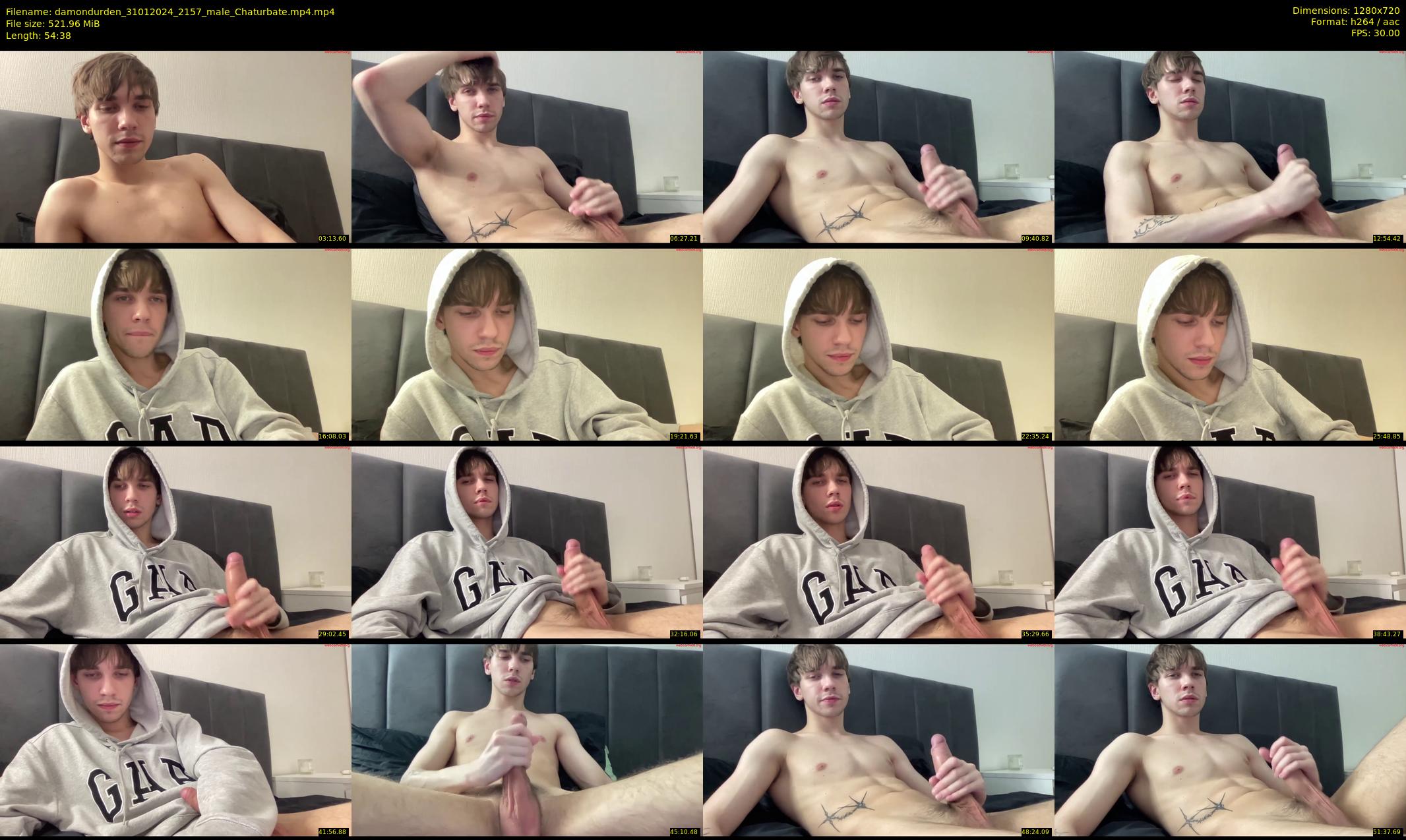 damondurden — 55 minute Chaturbate male cam show recording, 720p, Jan 31, 2024