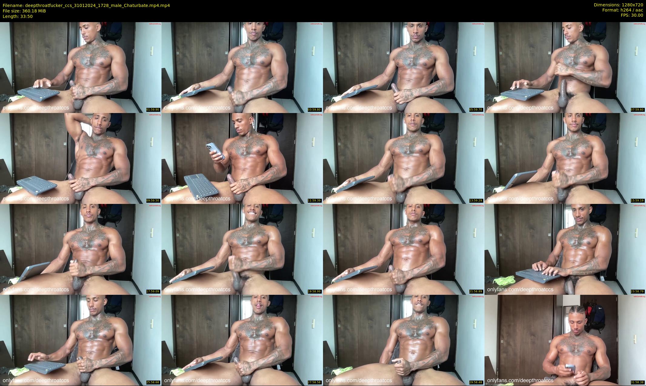 deepthroatfucker_ccs — 34 minute Chaturbate male cam show recording, 720p, Jan 31, 2024