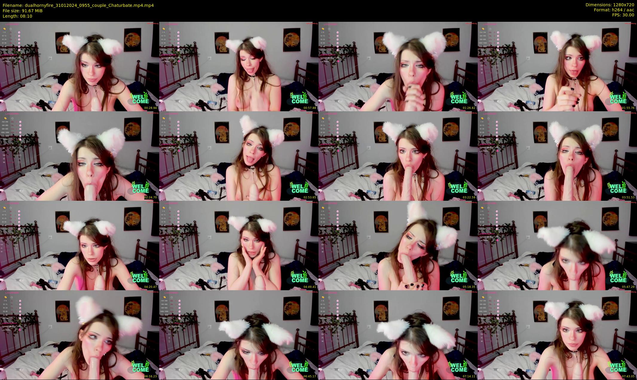 dualhornyfire — 9 minute Chaturbate couple cam show recording, 720p, Jan 31, 2024
