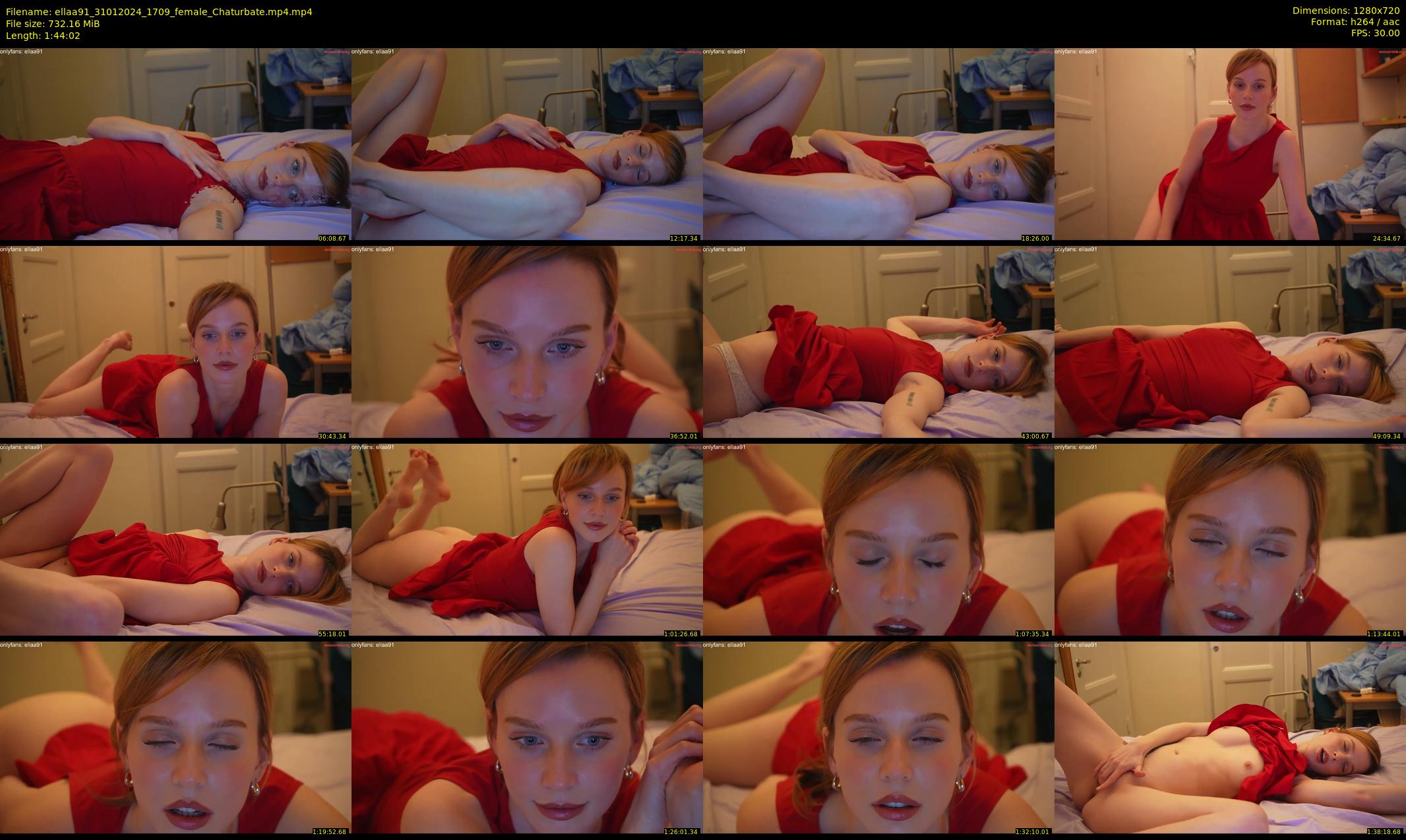 ellaa91 — 105 minute Chaturbate female cam show recording, 720p, Jan 31, 2024