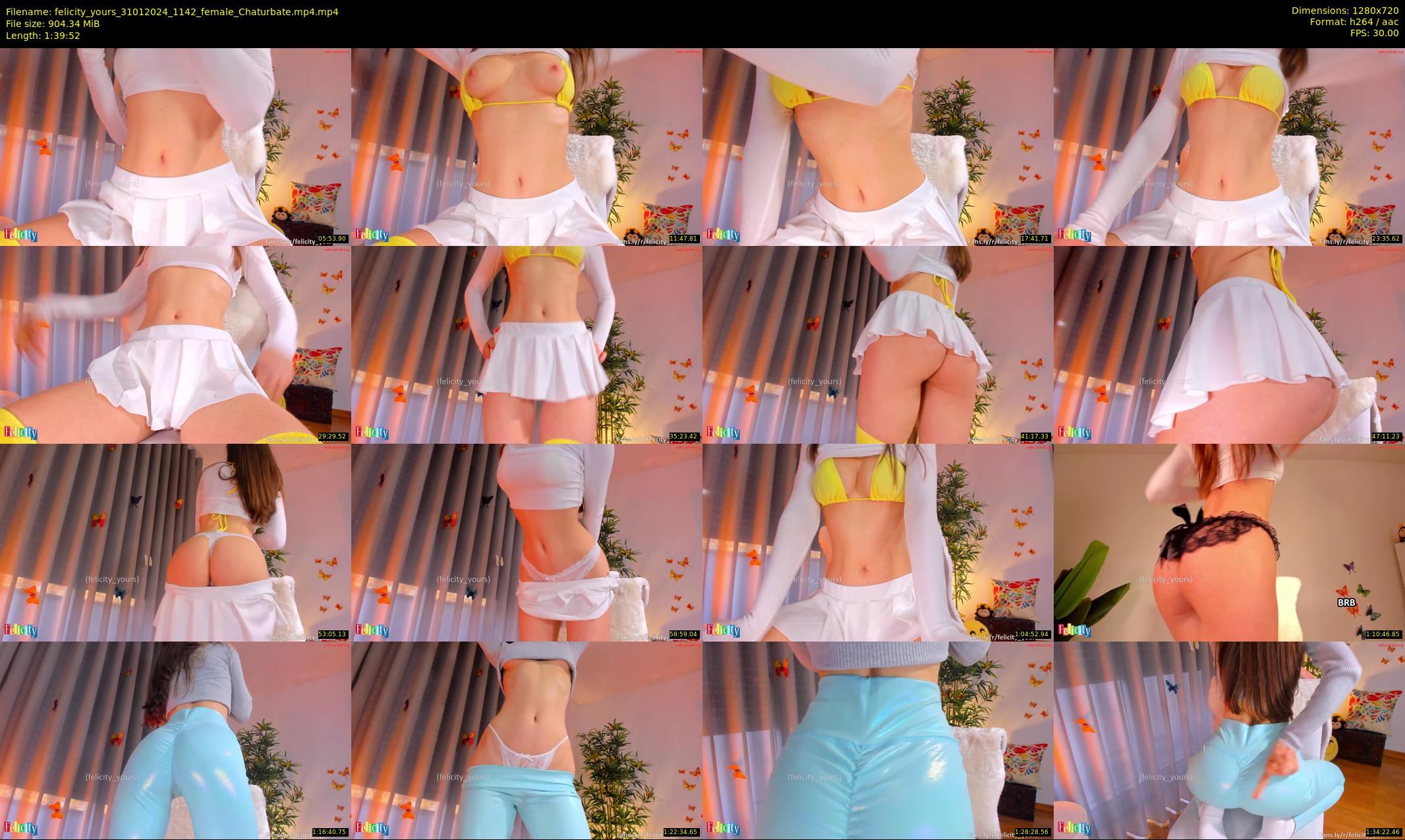 felicity_yours — 100 minute Chaturbate female cam show recording, 720p, Jan 31, 2024