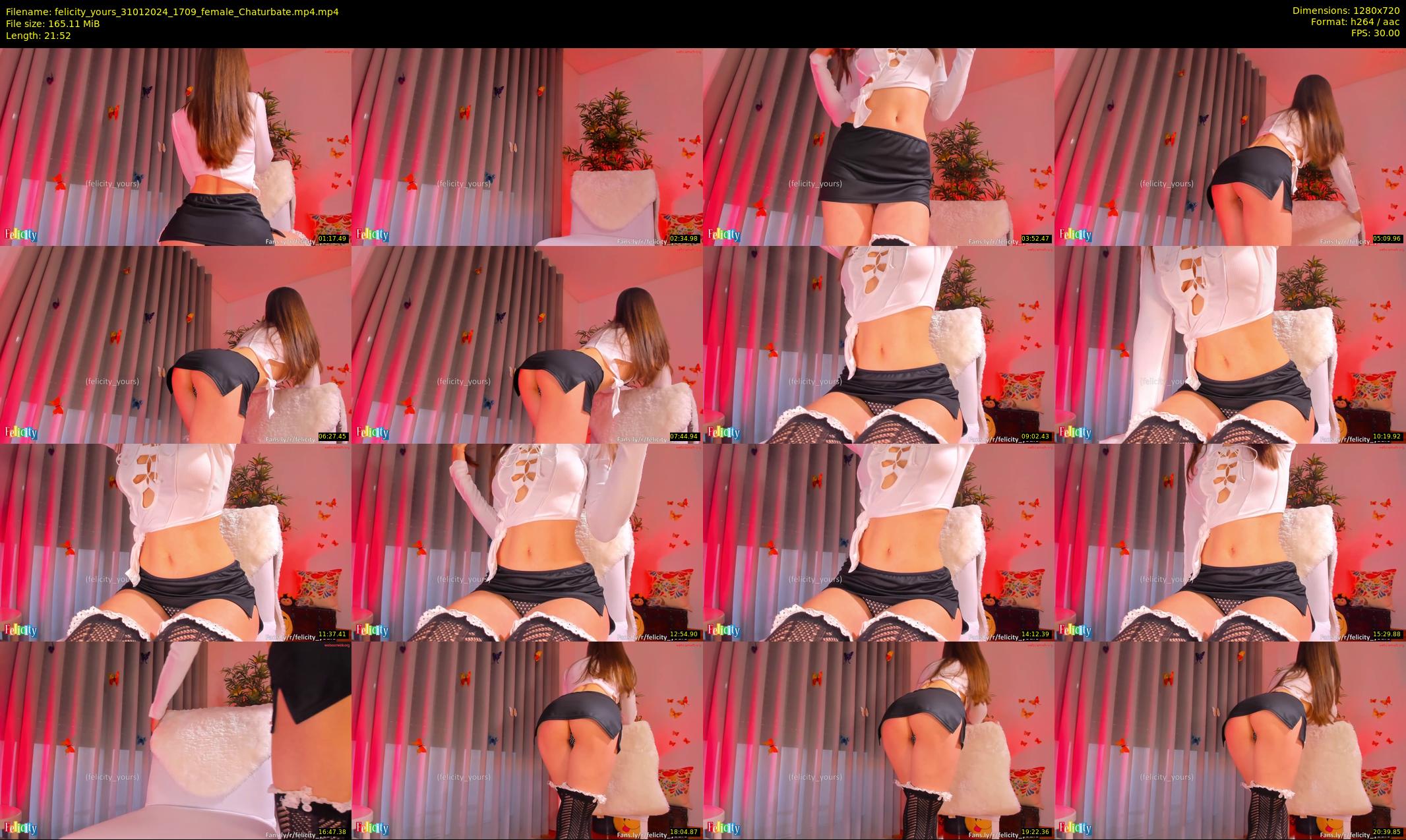 felicity_yours — 22 minute Chaturbate female cam show recording, 720p, Jan 31, 2024
