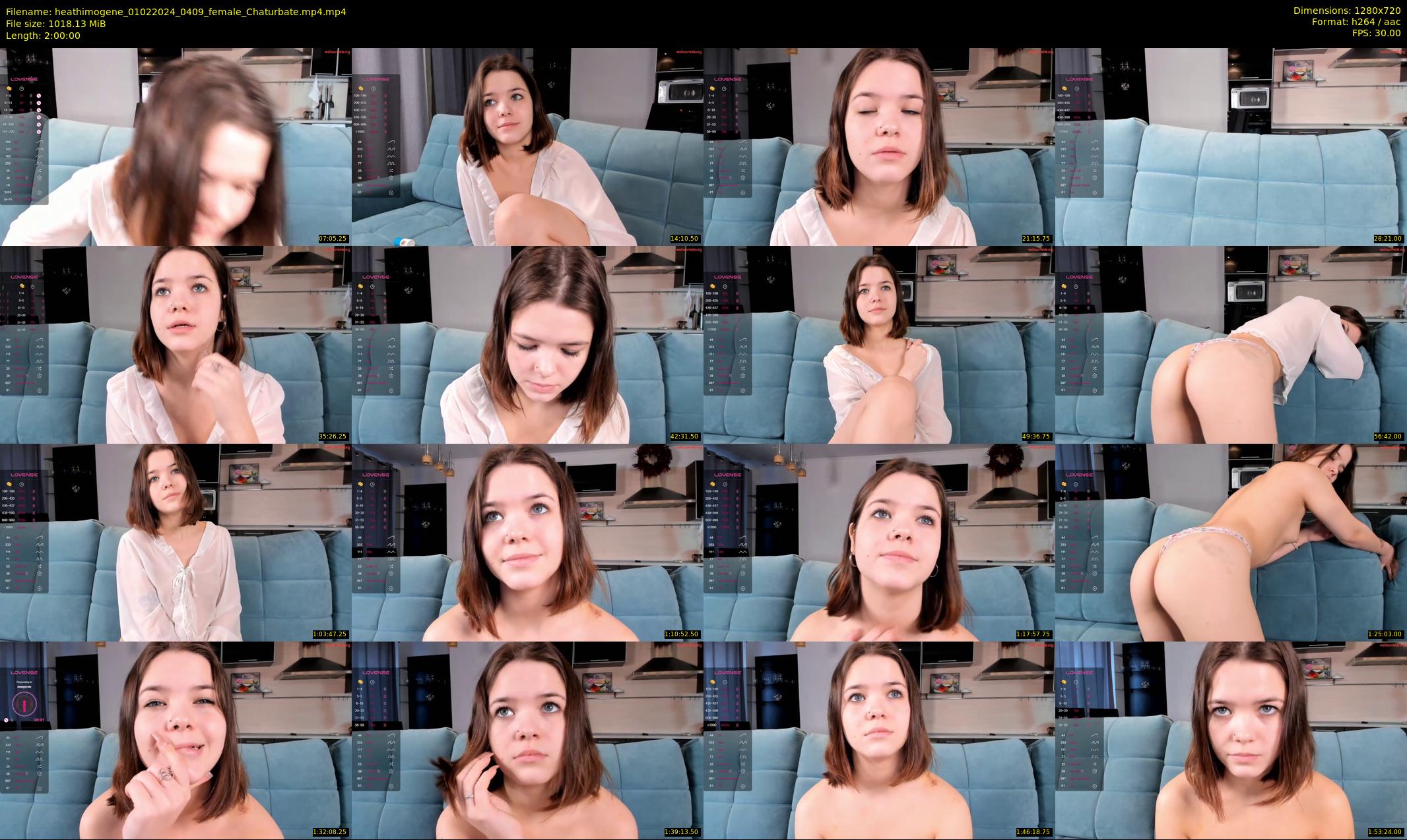 heathimogene — 120 minute Chaturbate female cam show recording, 720p, Feb 1, 2024