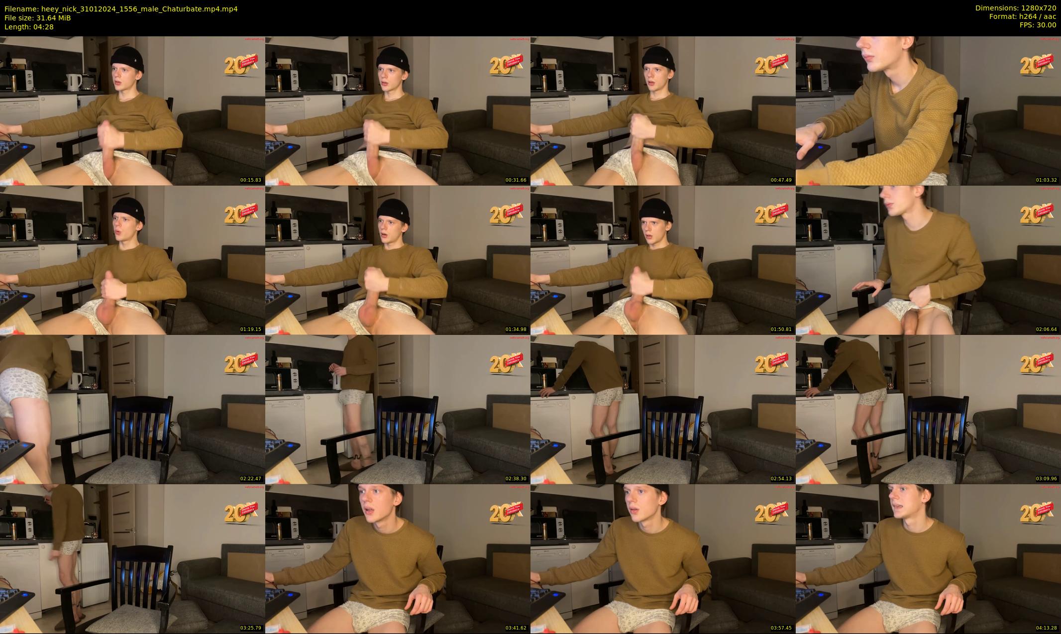 heey_nick — 5 minute Chaturbate male cam show recording, 720p, Jan 31, 2024