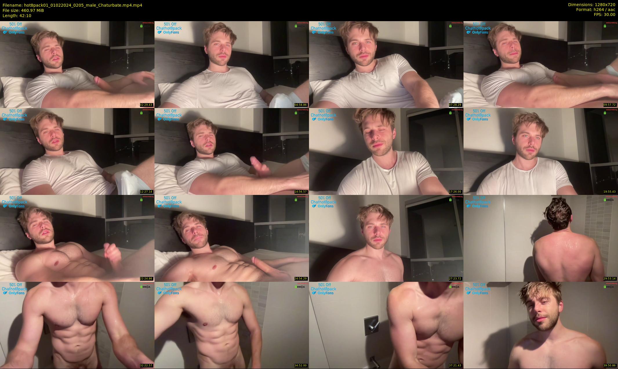 hot8pack01 — 43 minute Chaturbate male cam show recording, 720p, Feb 1, 2024