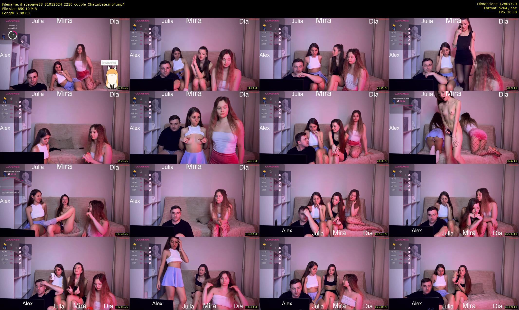 ihavepaws33 — 120 minute Chaturbate couple cam show recording, 720p, Jan 31, 2024
