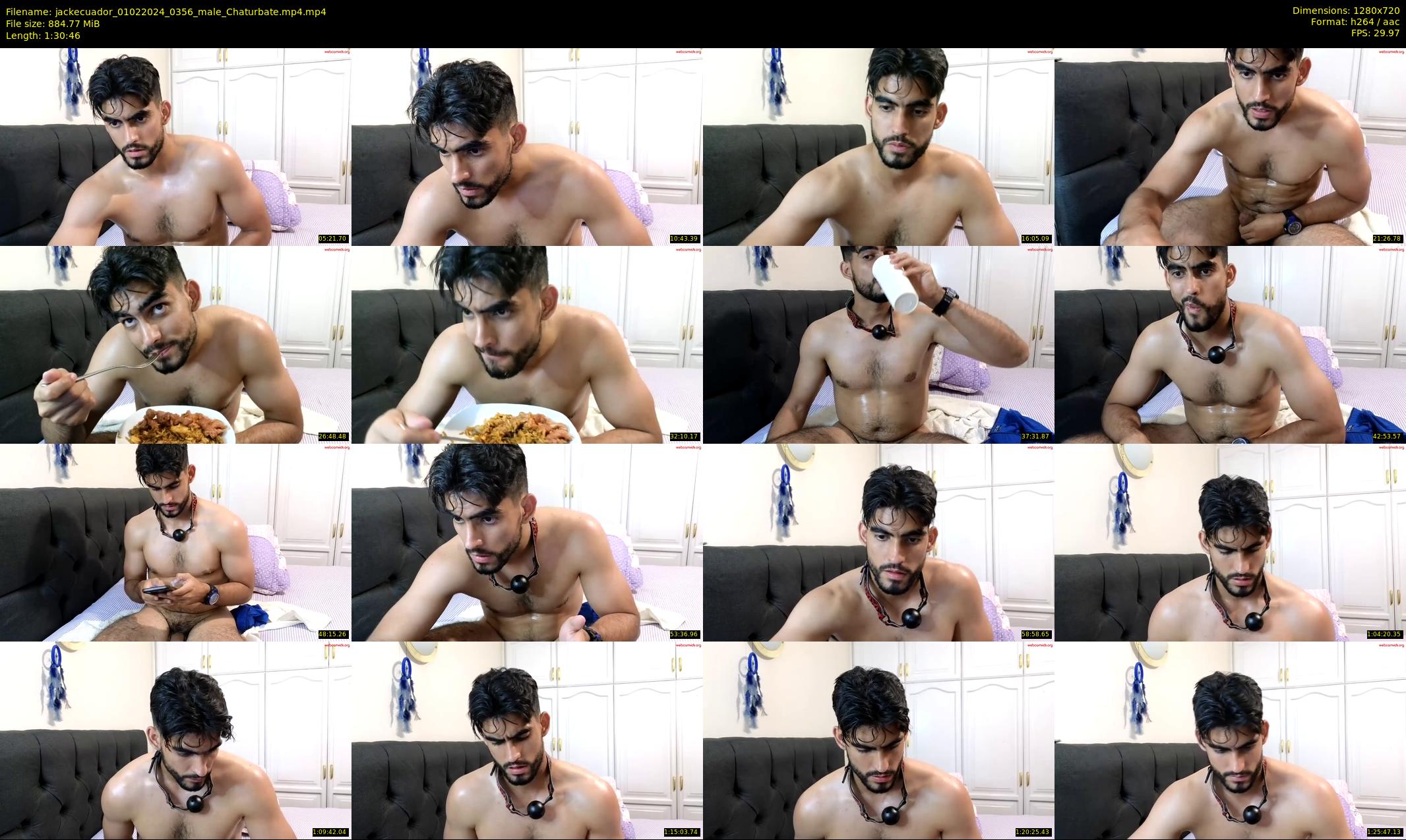 jackecuador — 91 minute Chaturbate male cam show recording, 720p, Feb 1, 2024