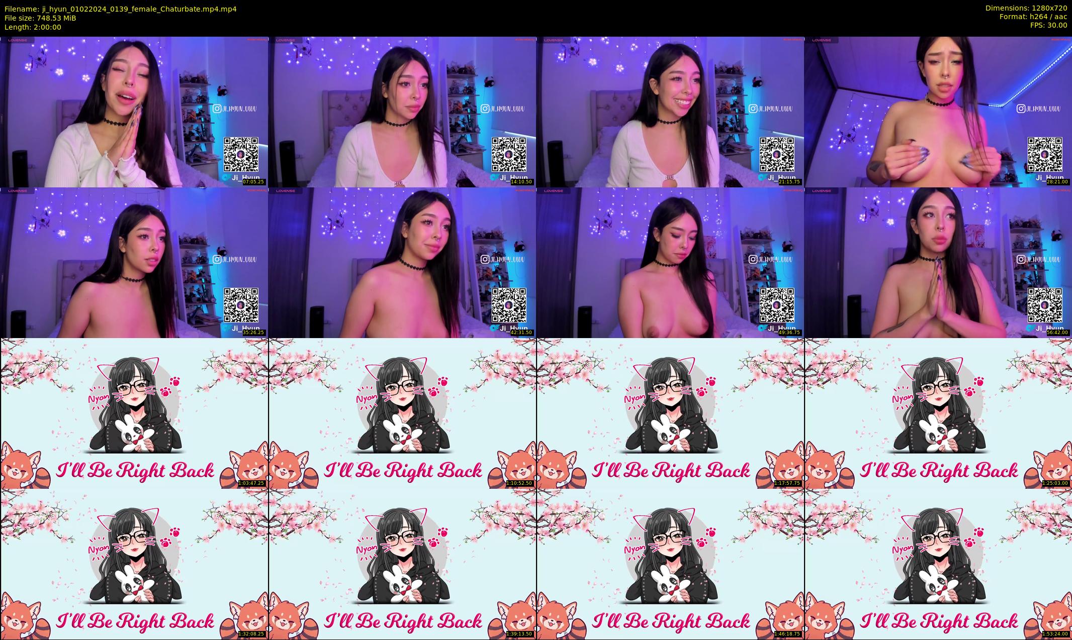 ji_hyun — 120 minute Chaturbate female cam show recording, 720p, Feb 1, 2024