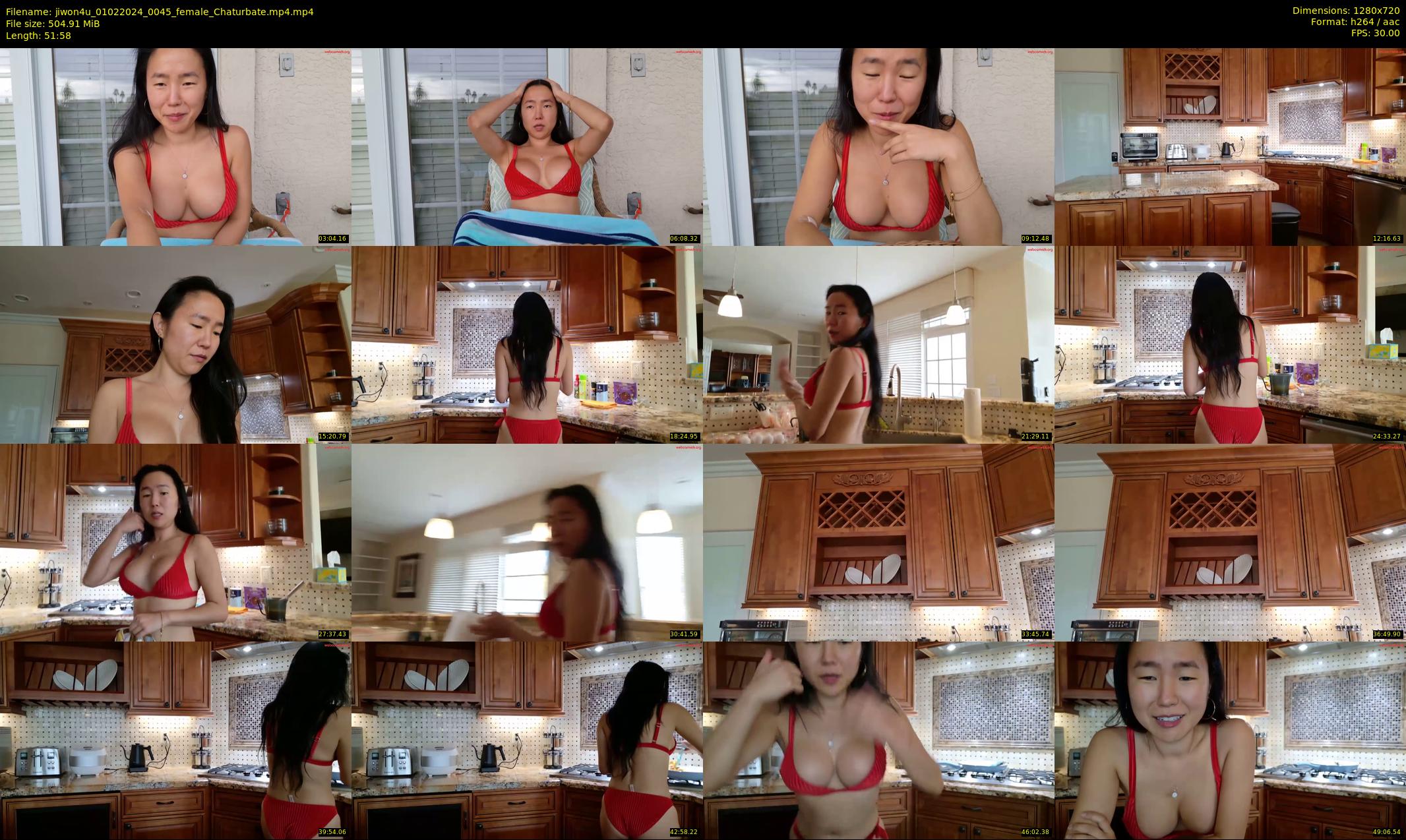 jiwon4u — 52 minute Chaturbate female cam show recording, 720p, Feb 1, 2024