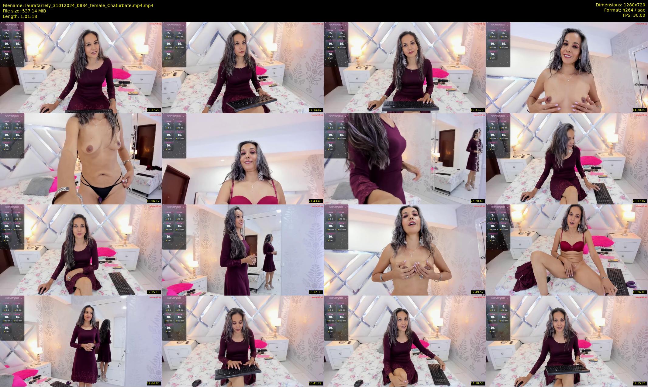 laurafarrely — 62 minute Chaturbate female cam show recording, 720p, Jan 31, 2024