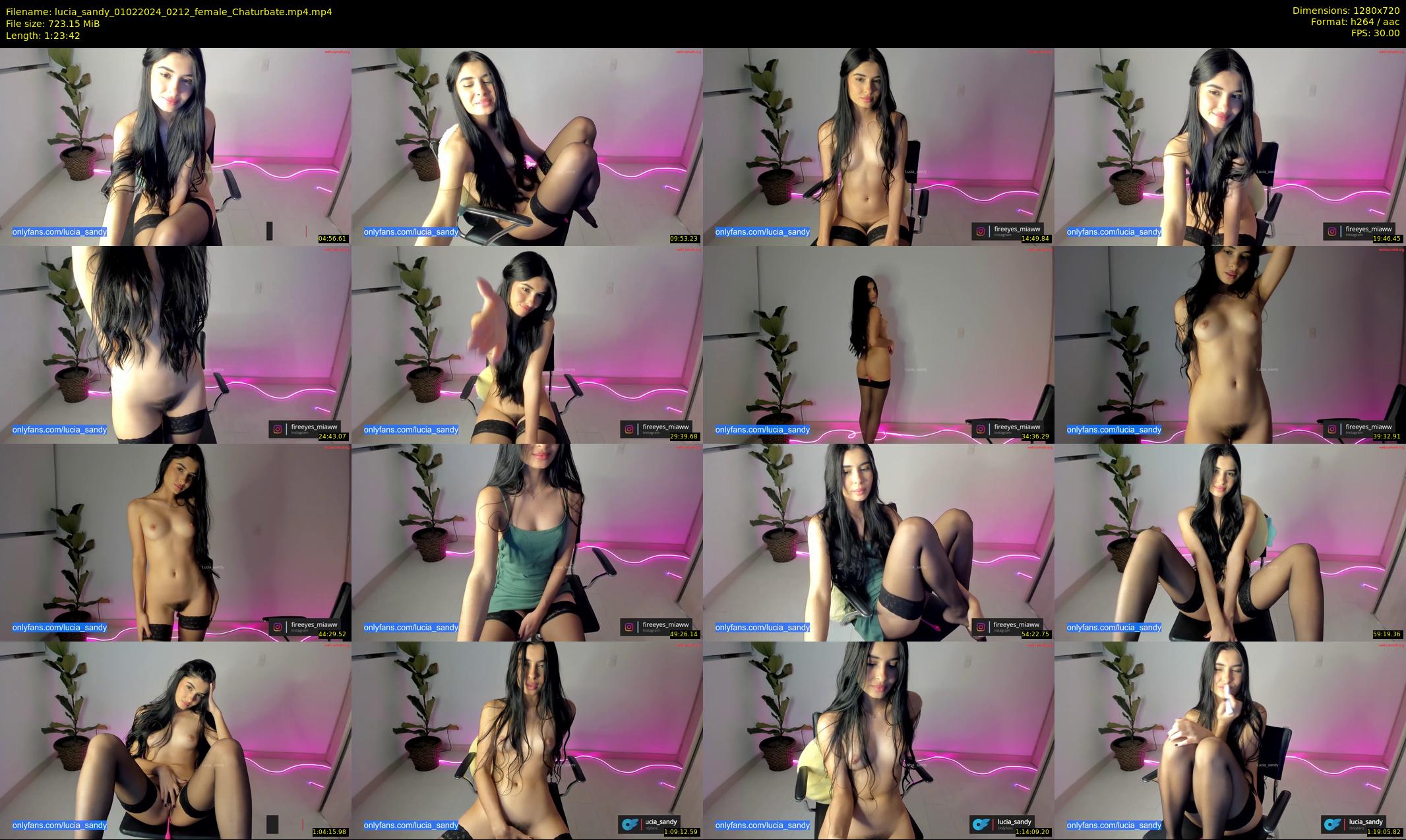 lucia_sandy — 84 minute Chaturbate female cam show recording, 720p, Feb 1, 2024