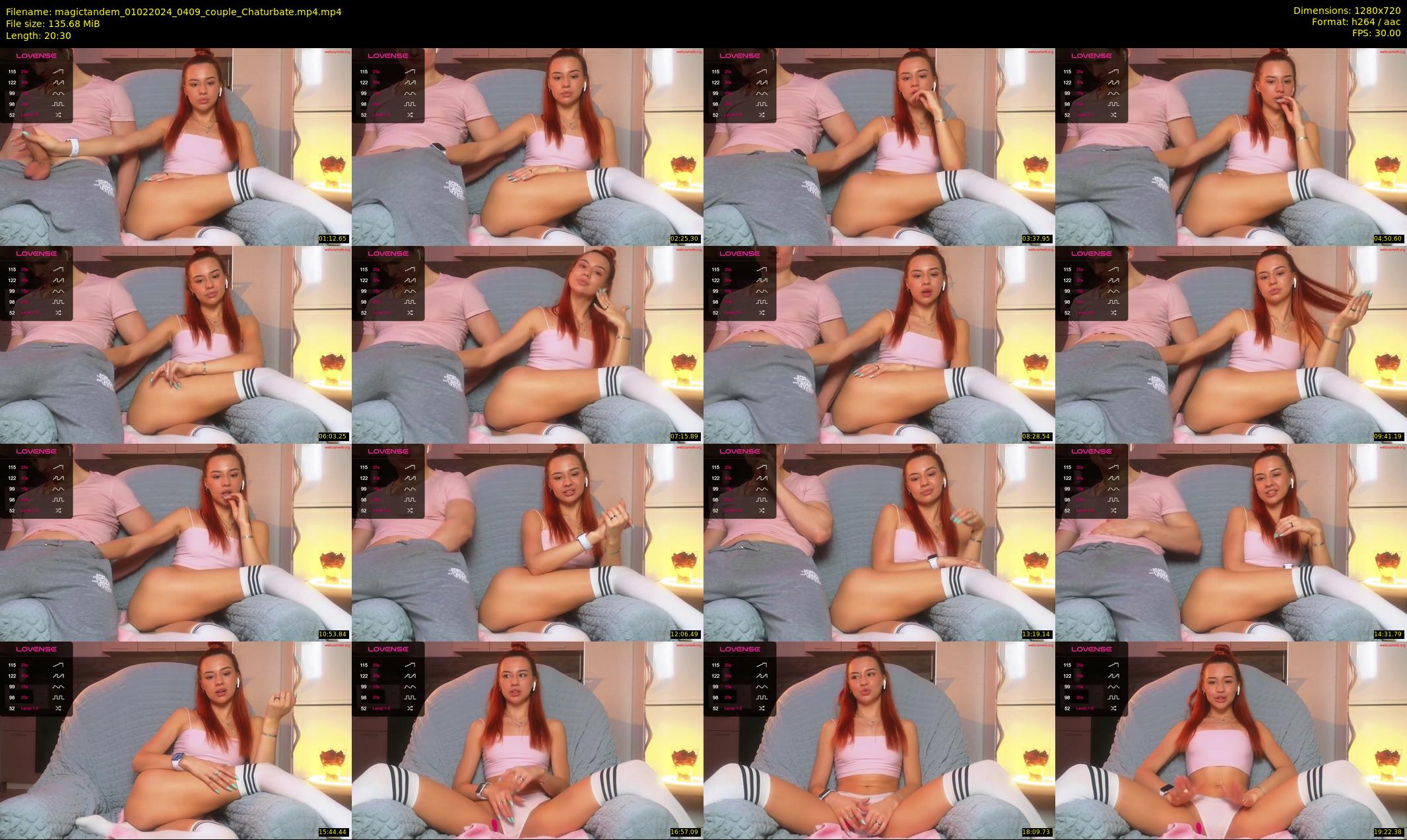 magictandem — 21 minute Chaturbate couple cam show recording, 720p, Feb 1, 2024