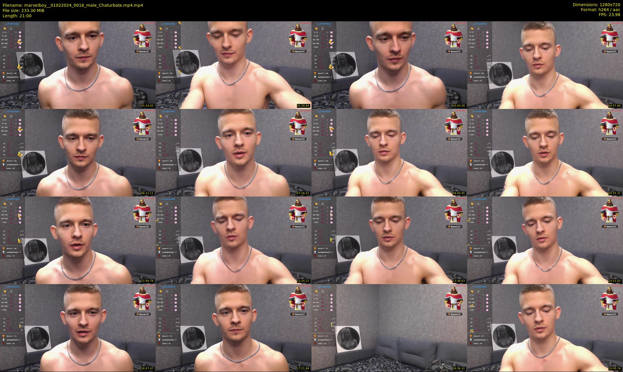 marvelboy_ — 21 minute Chaturbate male cam show recording, 720p, Feb 1, 2024