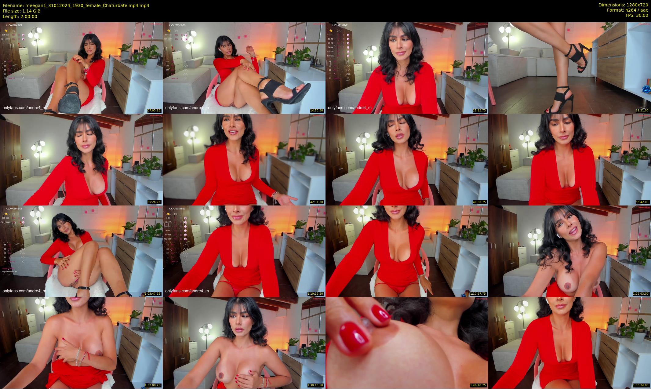 meegan1 — 120 minute Chaturbate female cam show recording, 720p, Jan 31, 2024