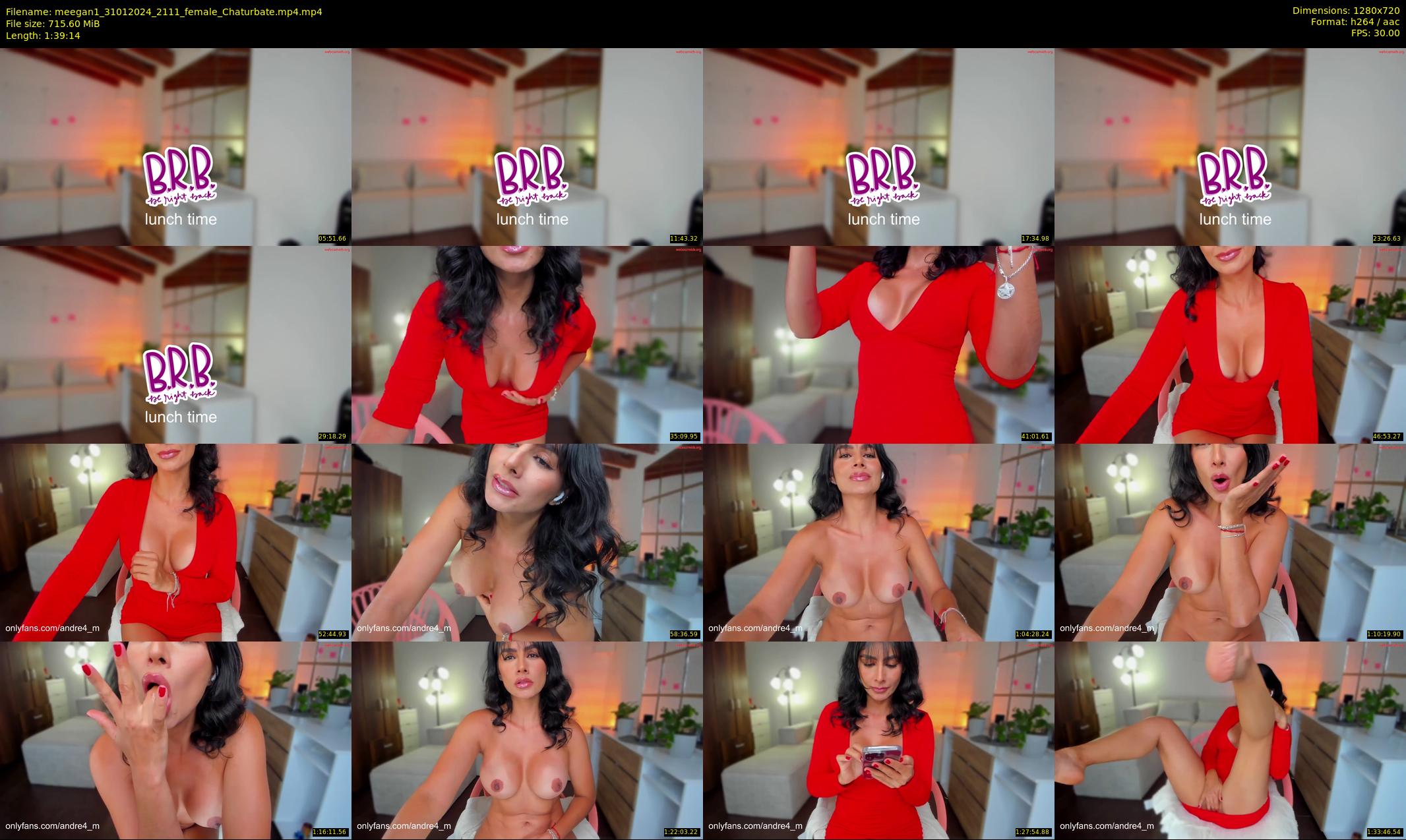 meegan1 — 100 minute Chaturbate female cam show recording, 720p, Jan 31, 2024