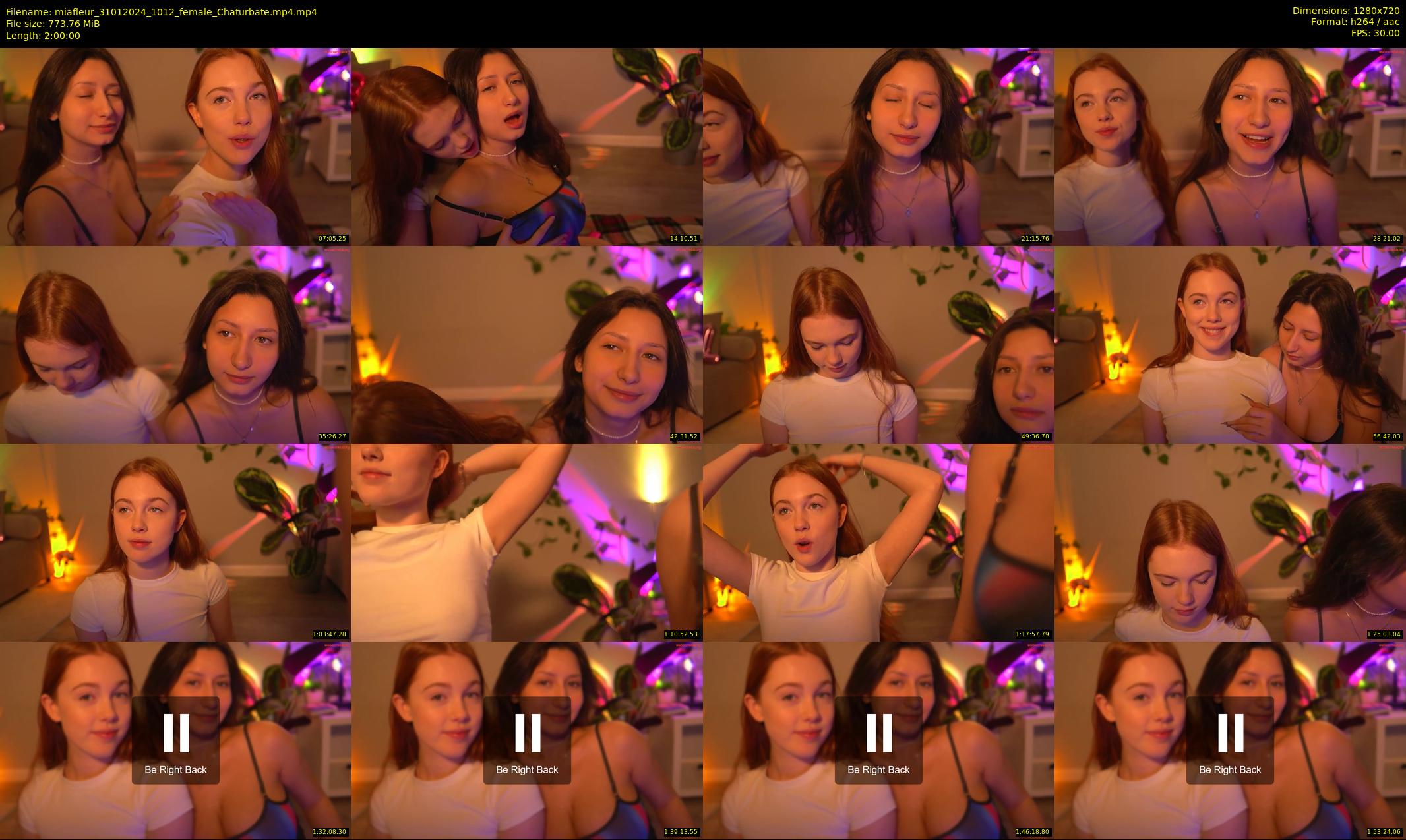 miafleur — 120 minute Chaturbate female cam show recording, 720p, Jan 31, 2024