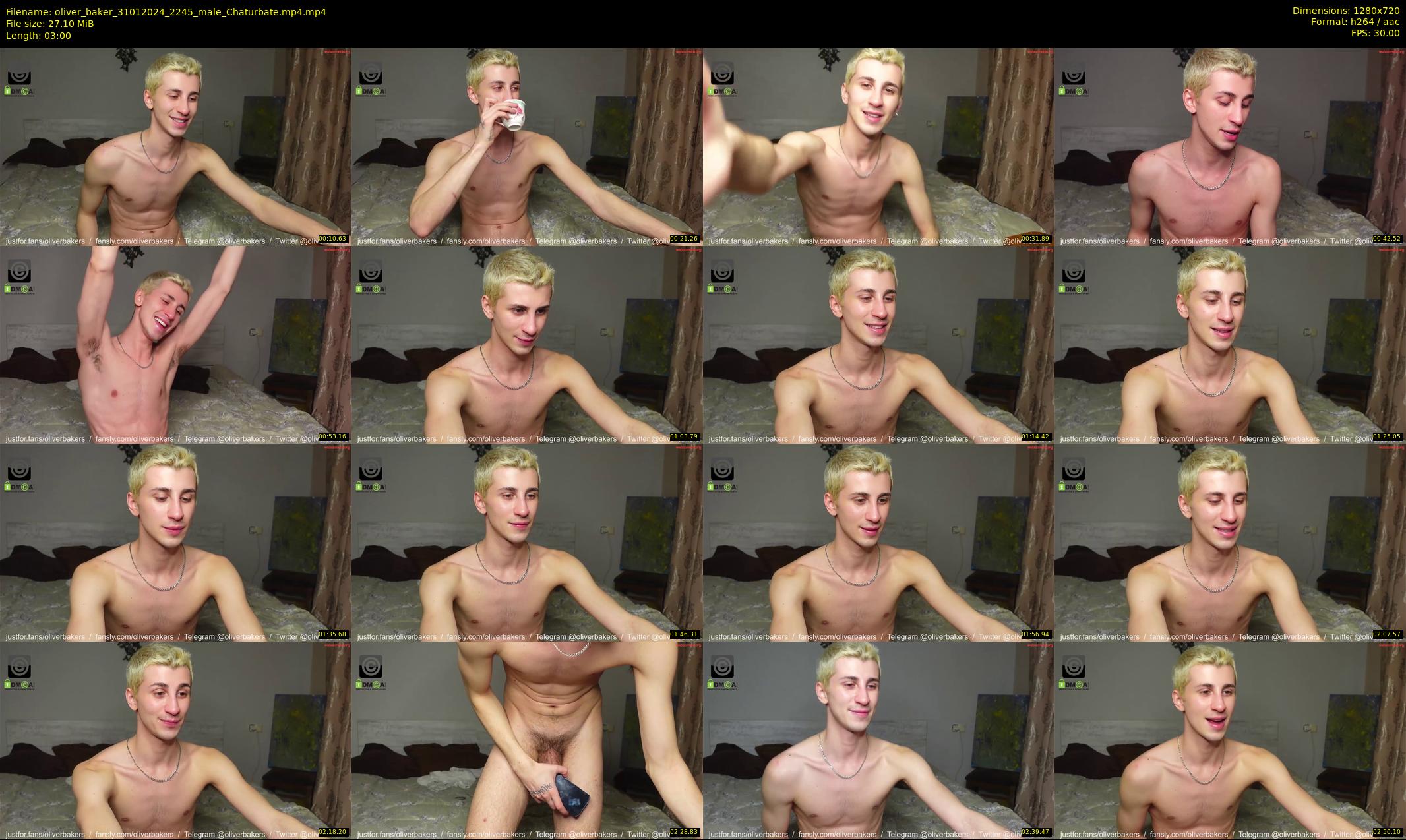 oliver_baker — 3 minute Chaturbate male cam show recording, 720p, Jan 31, 2024
