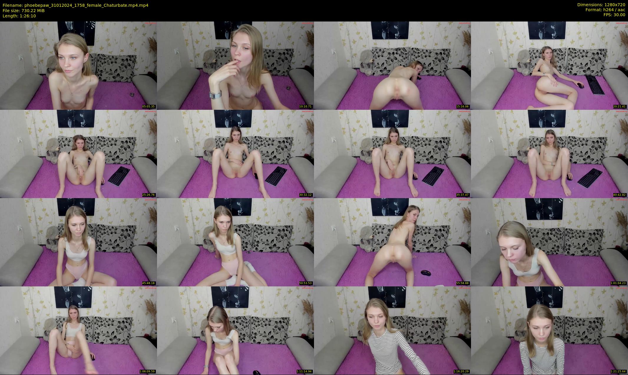 phoebepaw — 87 minute Chaturbate female cam show recording, 720p, Jan 31, 2024