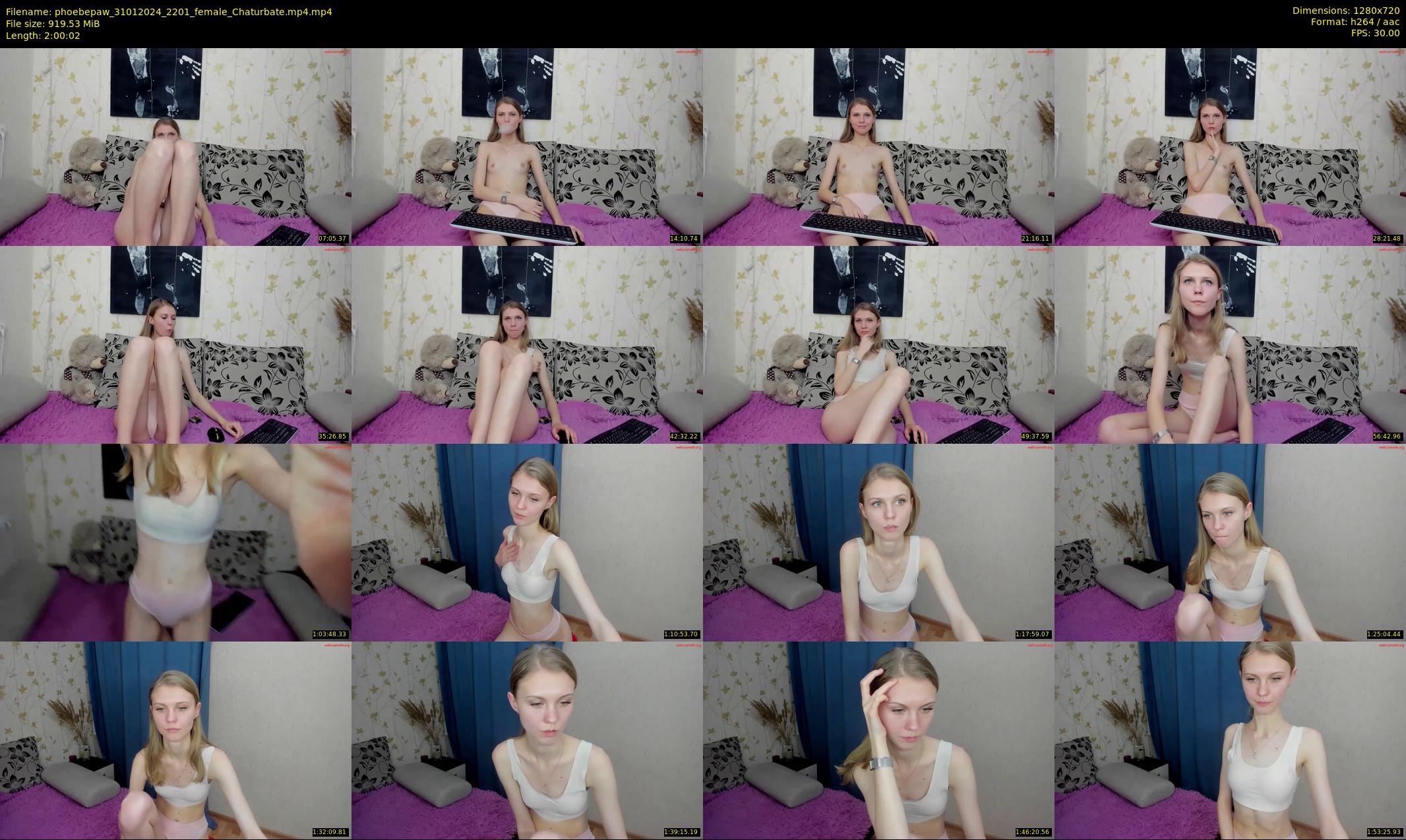 phoebepaw — 121 minute Chaturbate female cam show recording, 720p, Jan 31, 2024