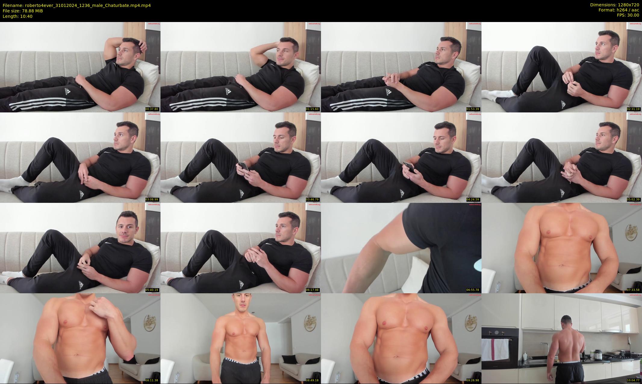 roberto4ever — 11 minute Chaturbate male cam show recording, 720p, Jan 31, 2024