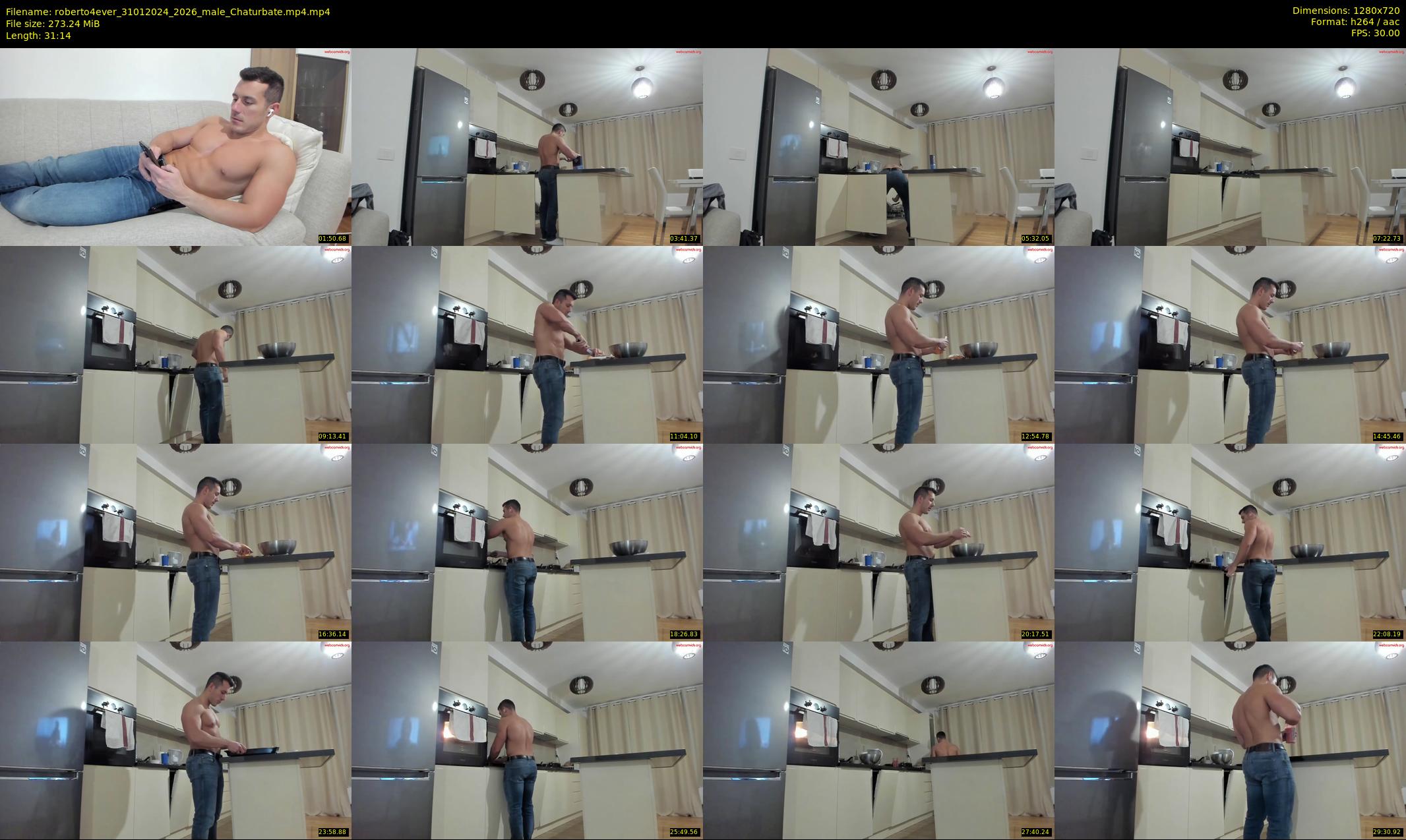 roberto4ever — 32 minute Chaturbate male cam show recording, 720p, Jan 31, 2024