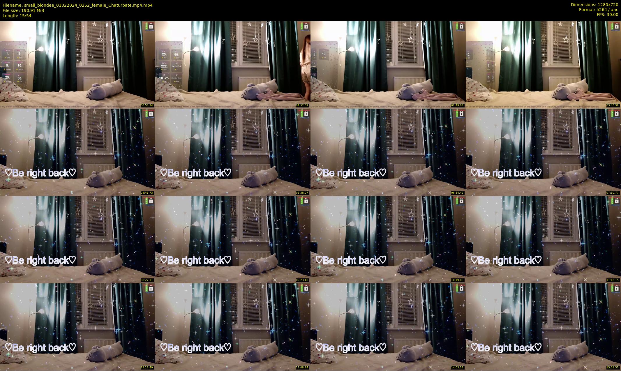 small_blondee — 16 minute Chaturbate female cam show recording, 720p, Feb 1, 2024