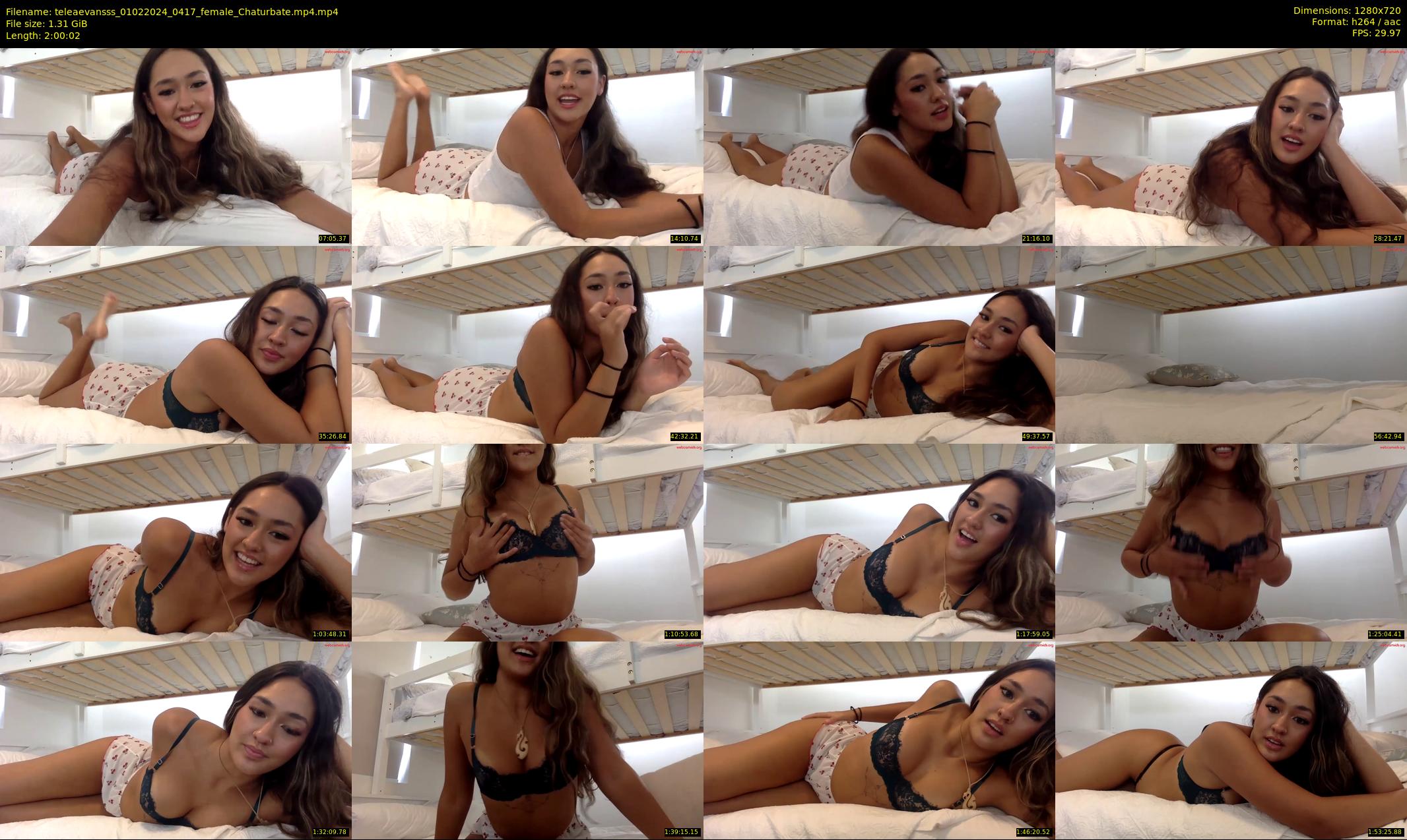 teleaevansss — 121 minute Chaturbate female cam show recording, 720p, Feb 1, 2024