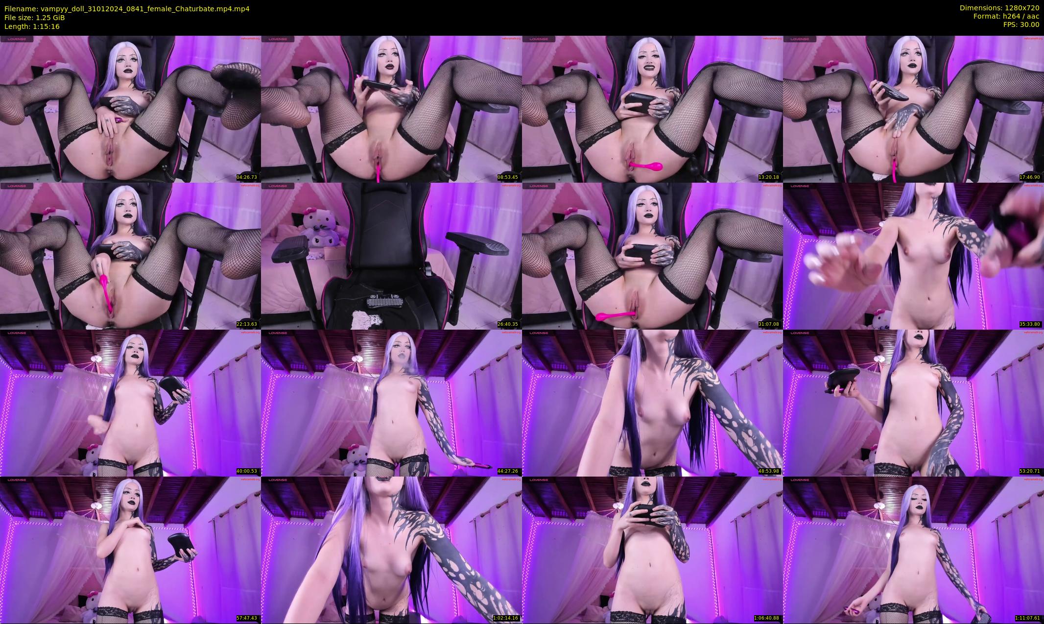 vampyy_doll — 76 minute Chaturbate female cam show recording, 720p, Jan 31, 2024