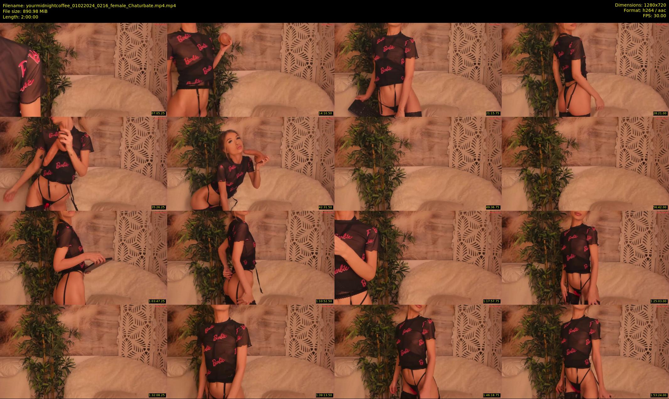 yourmidnightcoffee — 120 minute Chaturbate female cam show recording, 720p, Feb 1, 2024