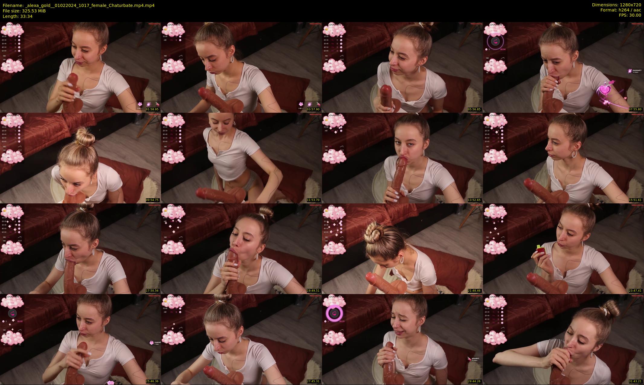_alexa_gold_ — 34 minute Chaturbate female cam show recording, 720p, Feb 1, 2024