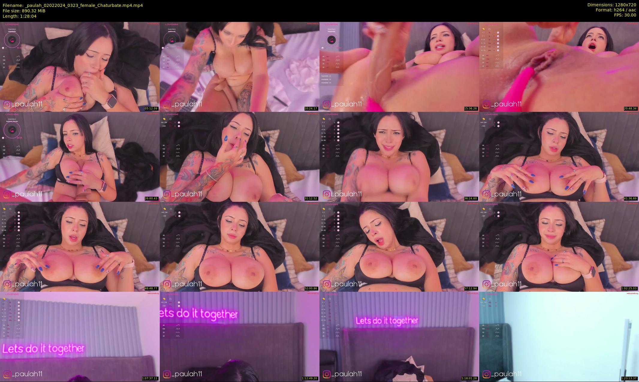 _paulah — 89 minute Chaturbate female cam show recording, 720p, Feb 2, 2024