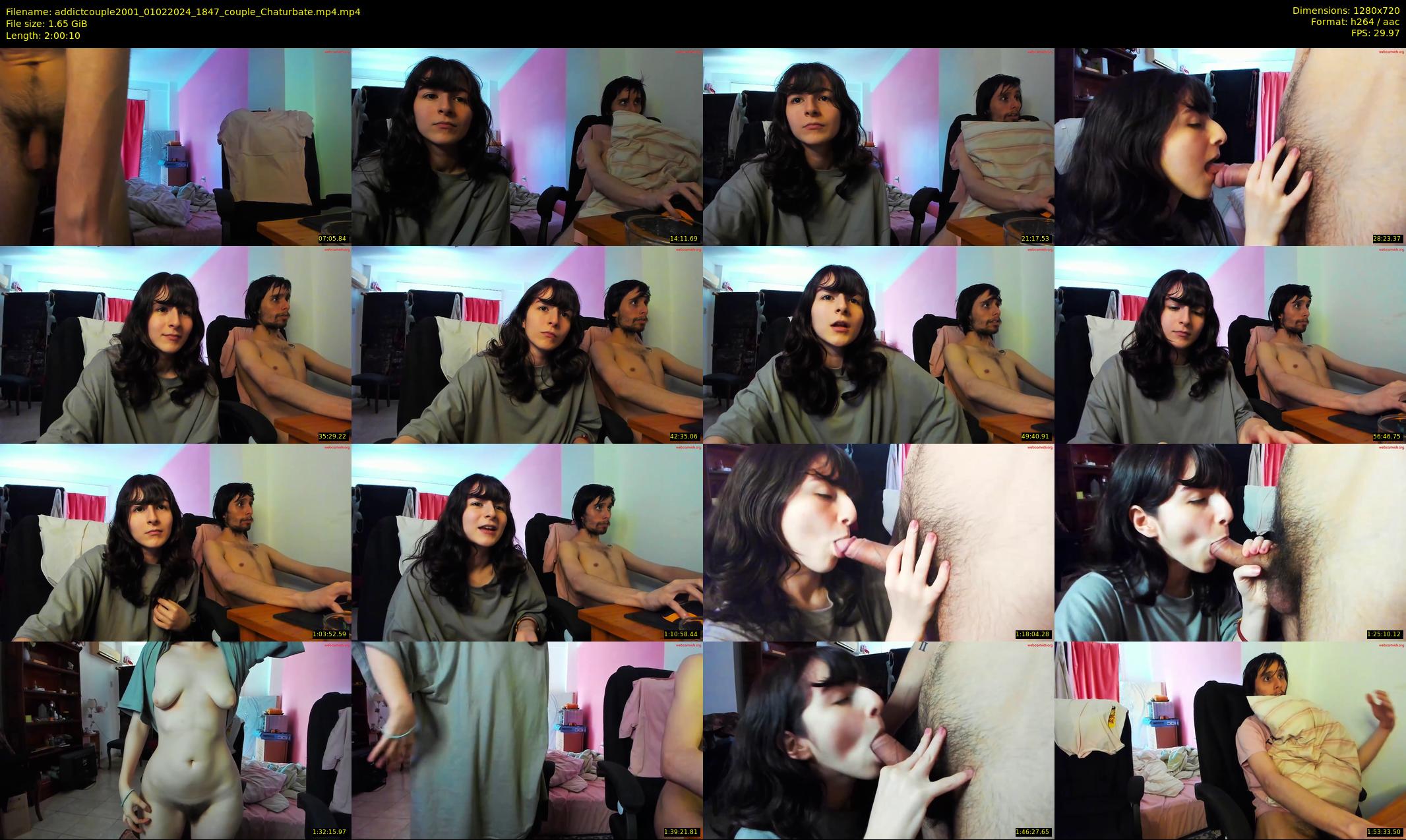 addictcouple2001 — 121 minute Chaturbate couple cam show recording, 720p, Feb 1, 2024