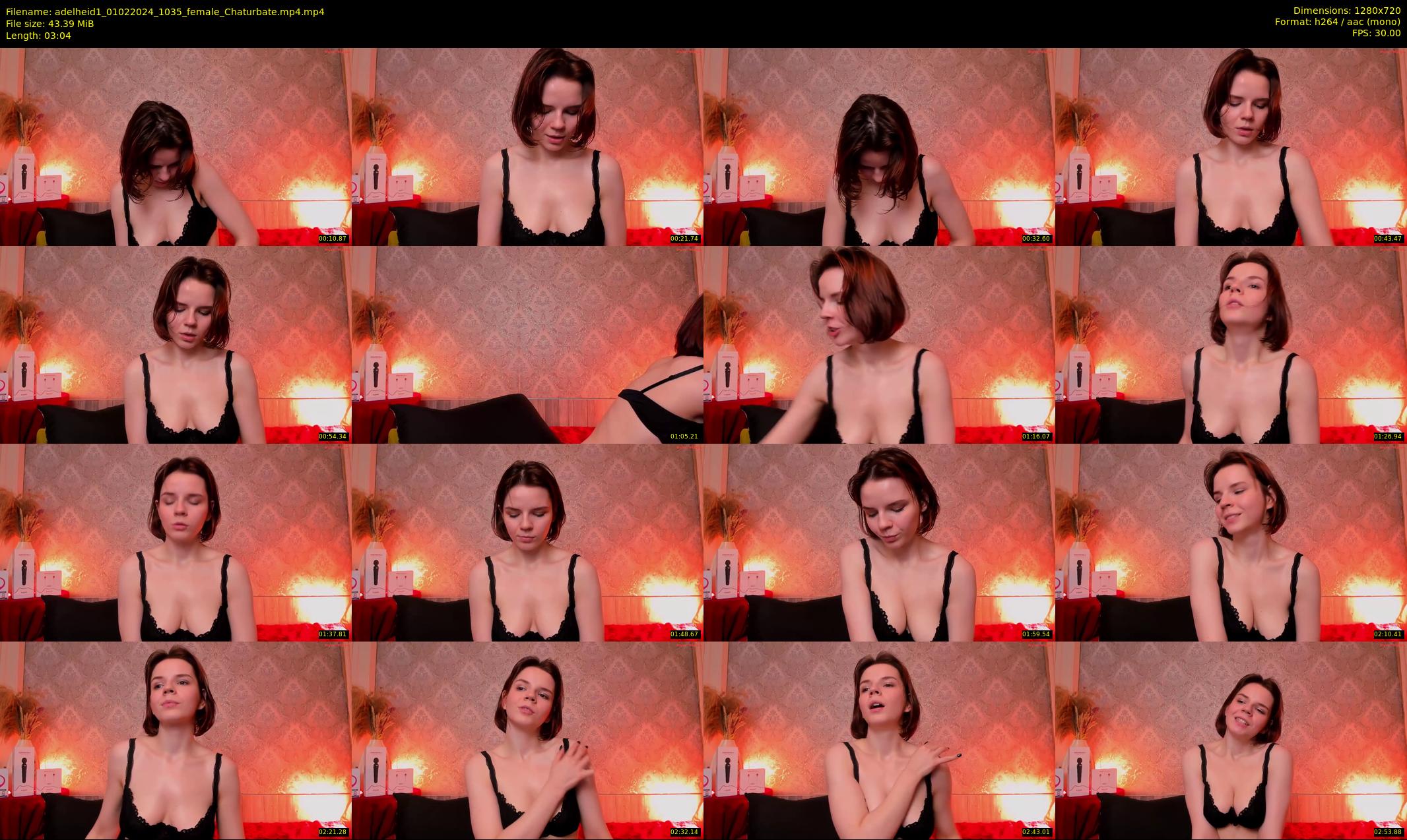 adelheid1 — 4 minute Chaturbate female cam show recording, 720p, Feb 1, 2024