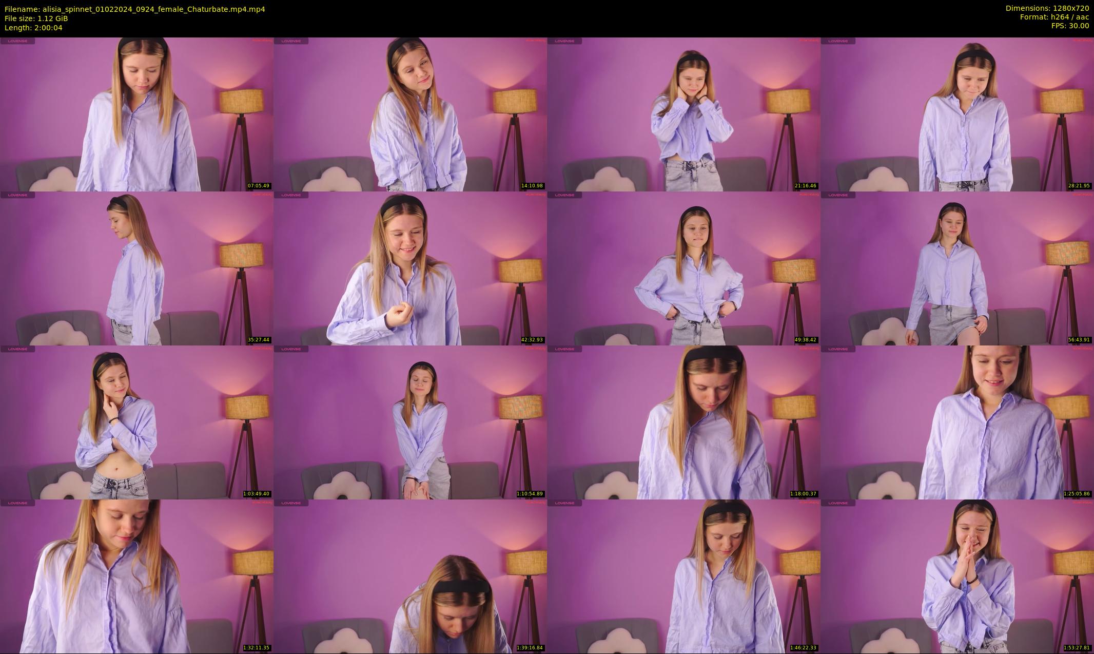 alisia_spinnet — 121 minute Chaturbate female cam show recording, 720p, Feb 1, 2024