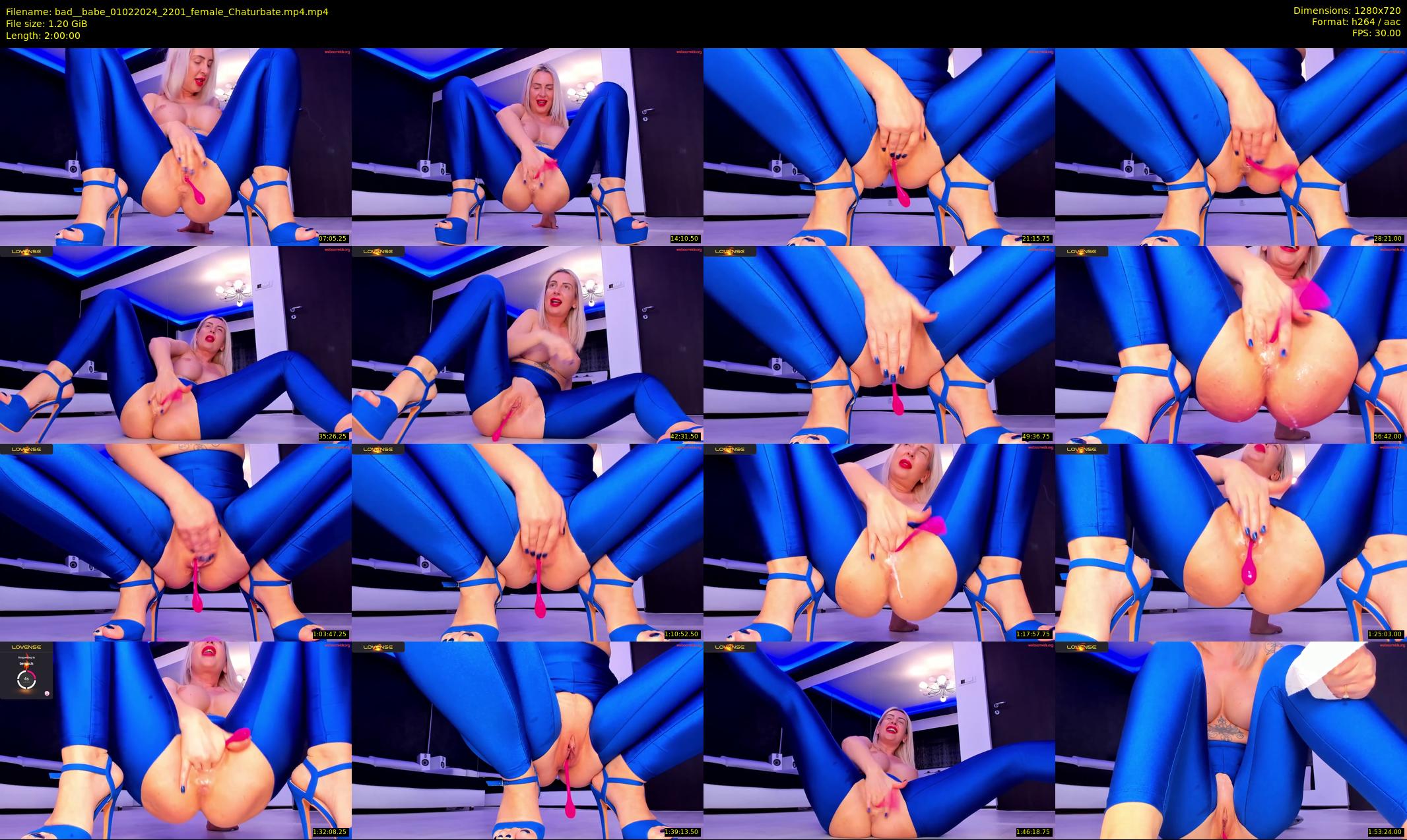 bad__babe — 120 minute Chaturbate female cam show recording, 720p, Feb 1, 2024