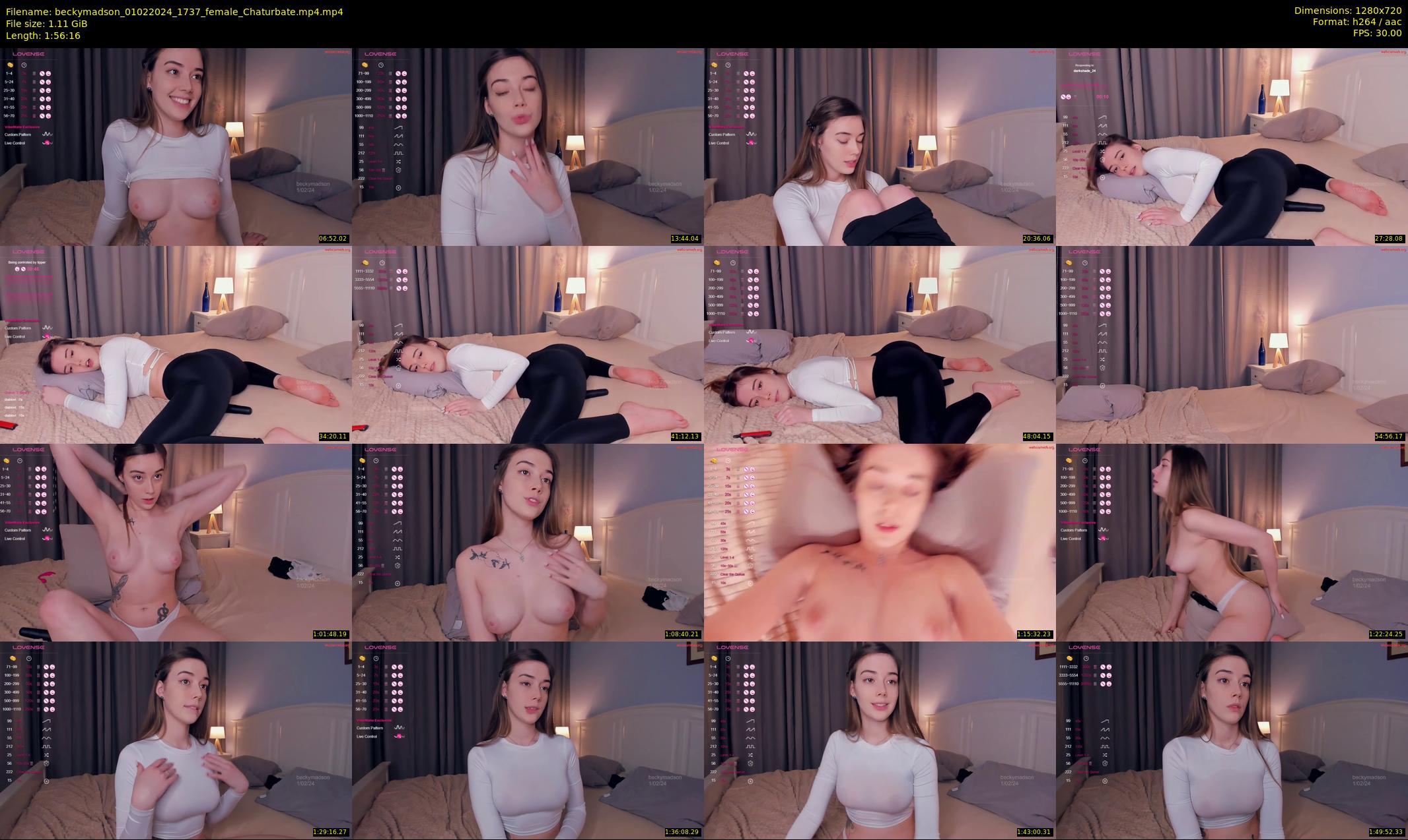 beckymadson — 117 minute Chaturbate female cam show recording, 720p, Feb 1, 2024