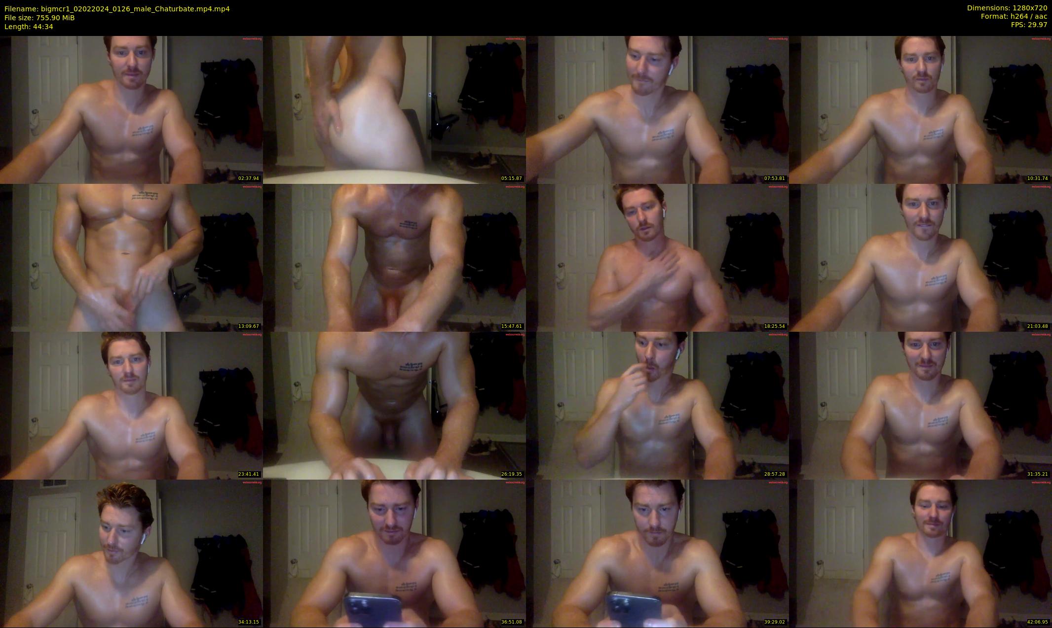 bigmcr1 — 45 minute Chaturbate male cam show recording, 720p, Feb 2, 2024