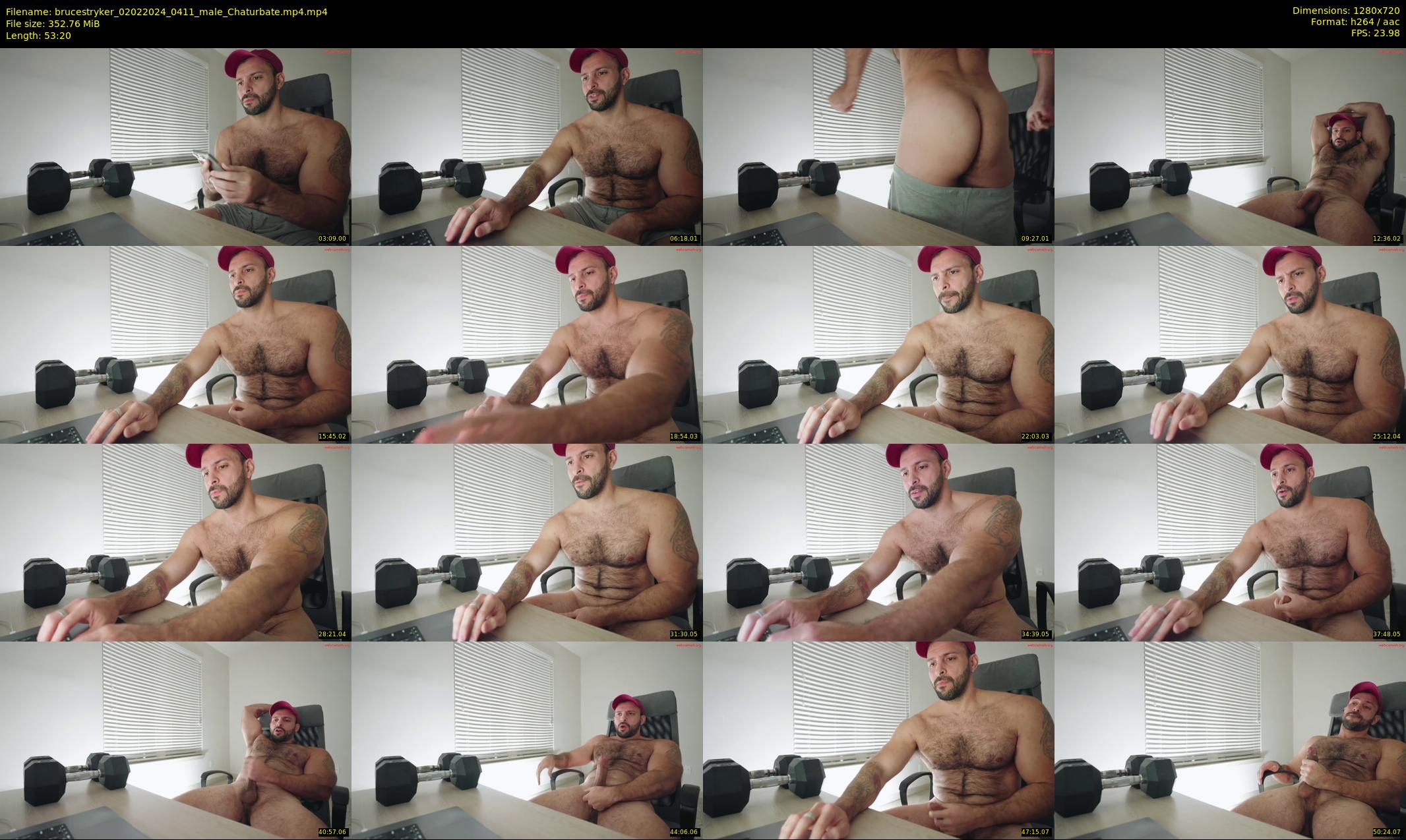 brucestryker — 54 minute Chaturbate male cam show recording, 720p, Feb 2, 2024