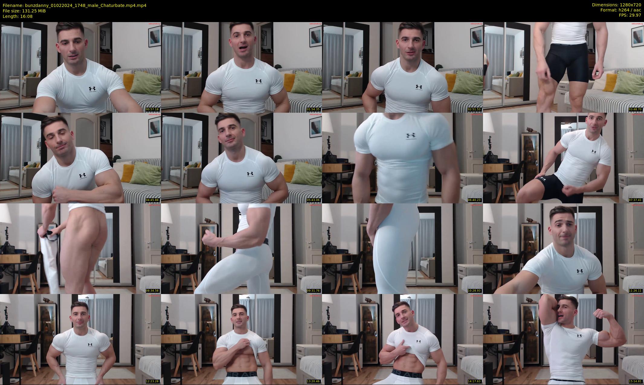 bunzdanny — 17 minute Chaturbate male cam show recording, 720p, Feb 1, 2024