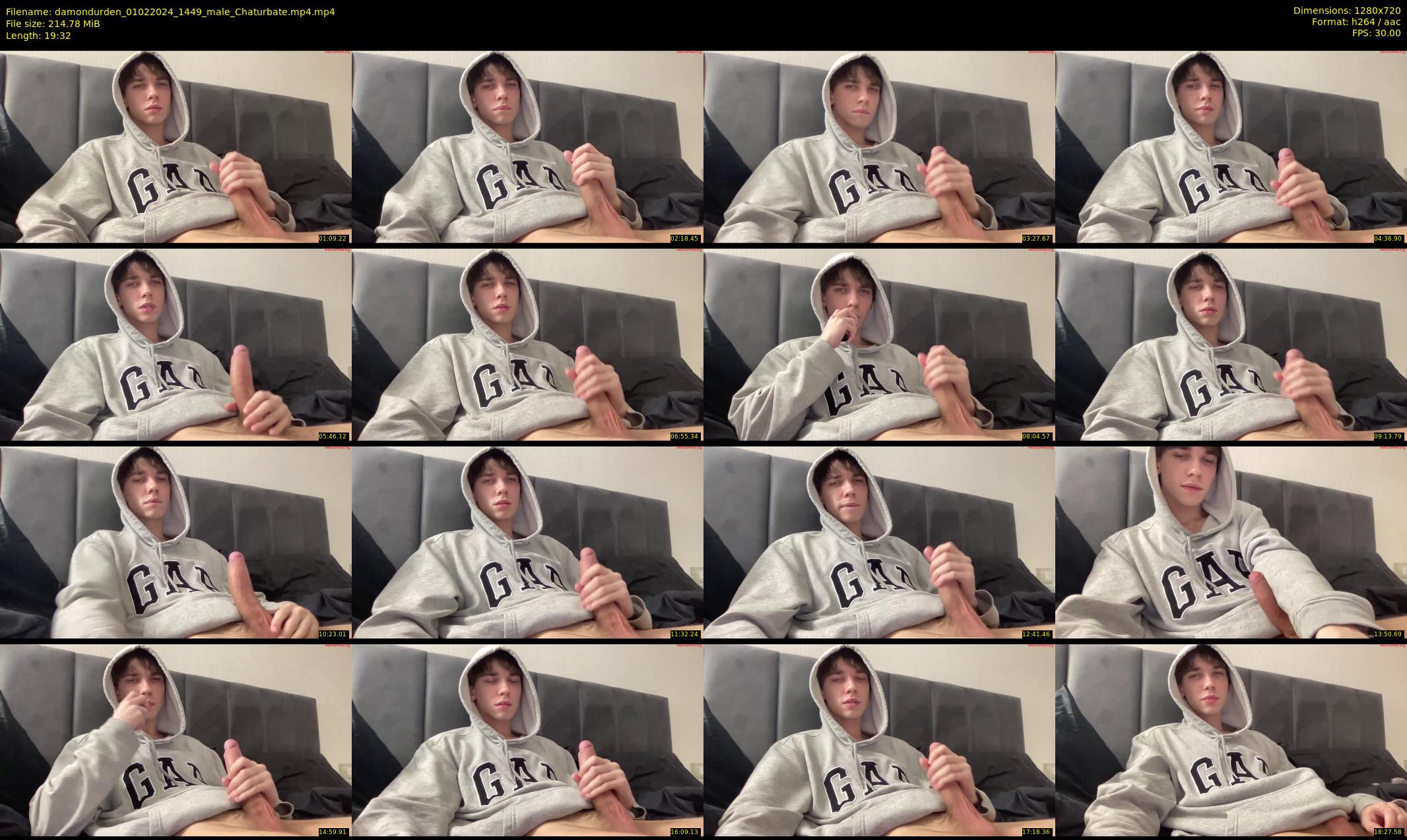 damondurden — 20 minute Chaturbate male cam show recording, 720p, Feb 1, 2024