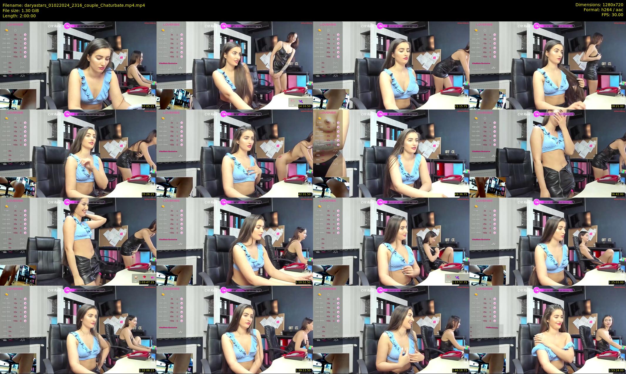 daryastars — 120 minute Chaturbate couple cam show recording, 720p, Feb 1, 2024