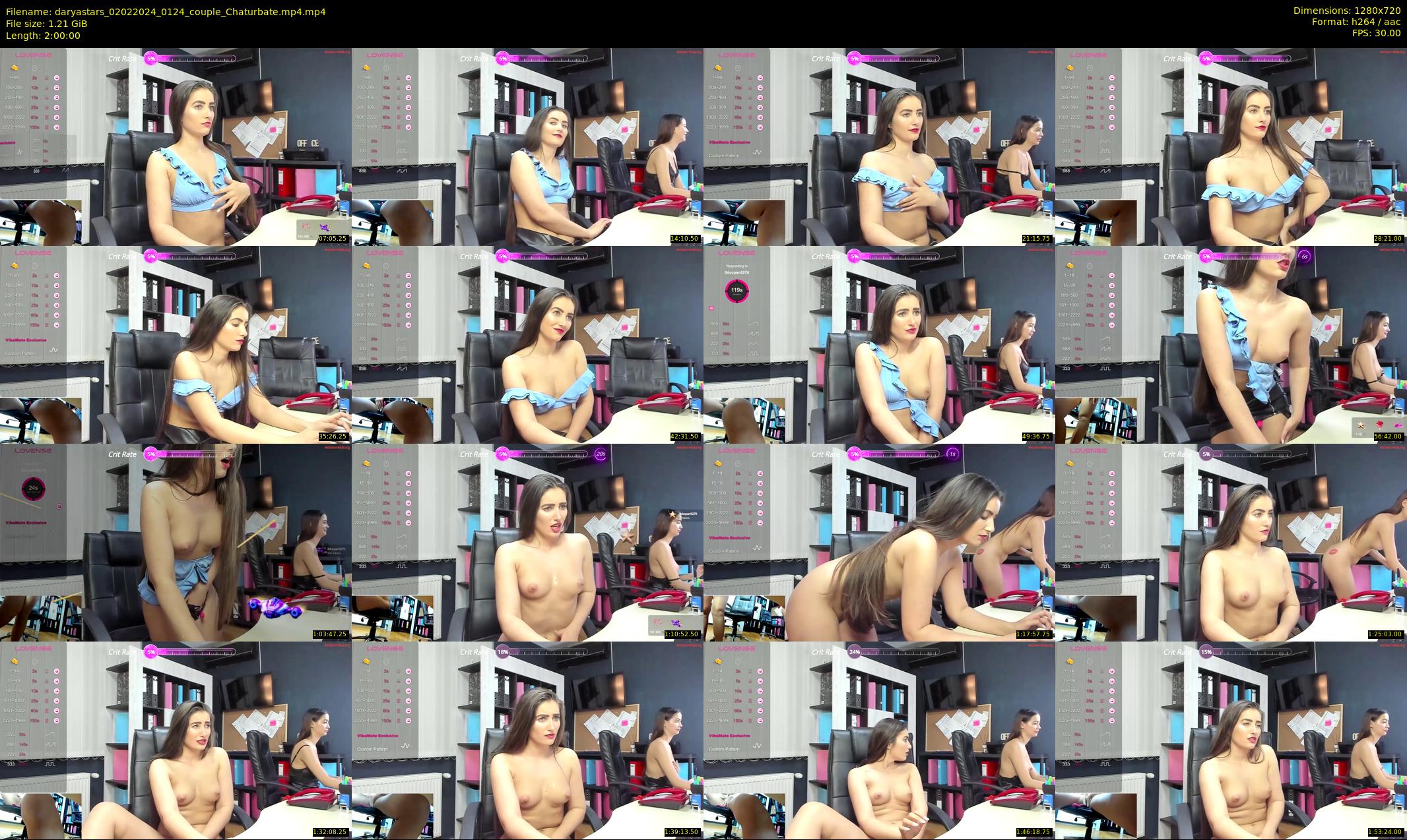 daryastars — 120 minute Chaturbate couple cam show recording, 720p, Feb 2, 2024