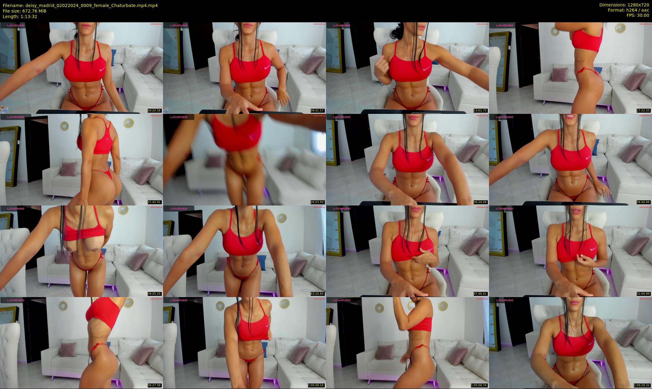 deisy_madrid — 74 minute Chaturbate female cam show recording, 720p, Feb 2, 2024