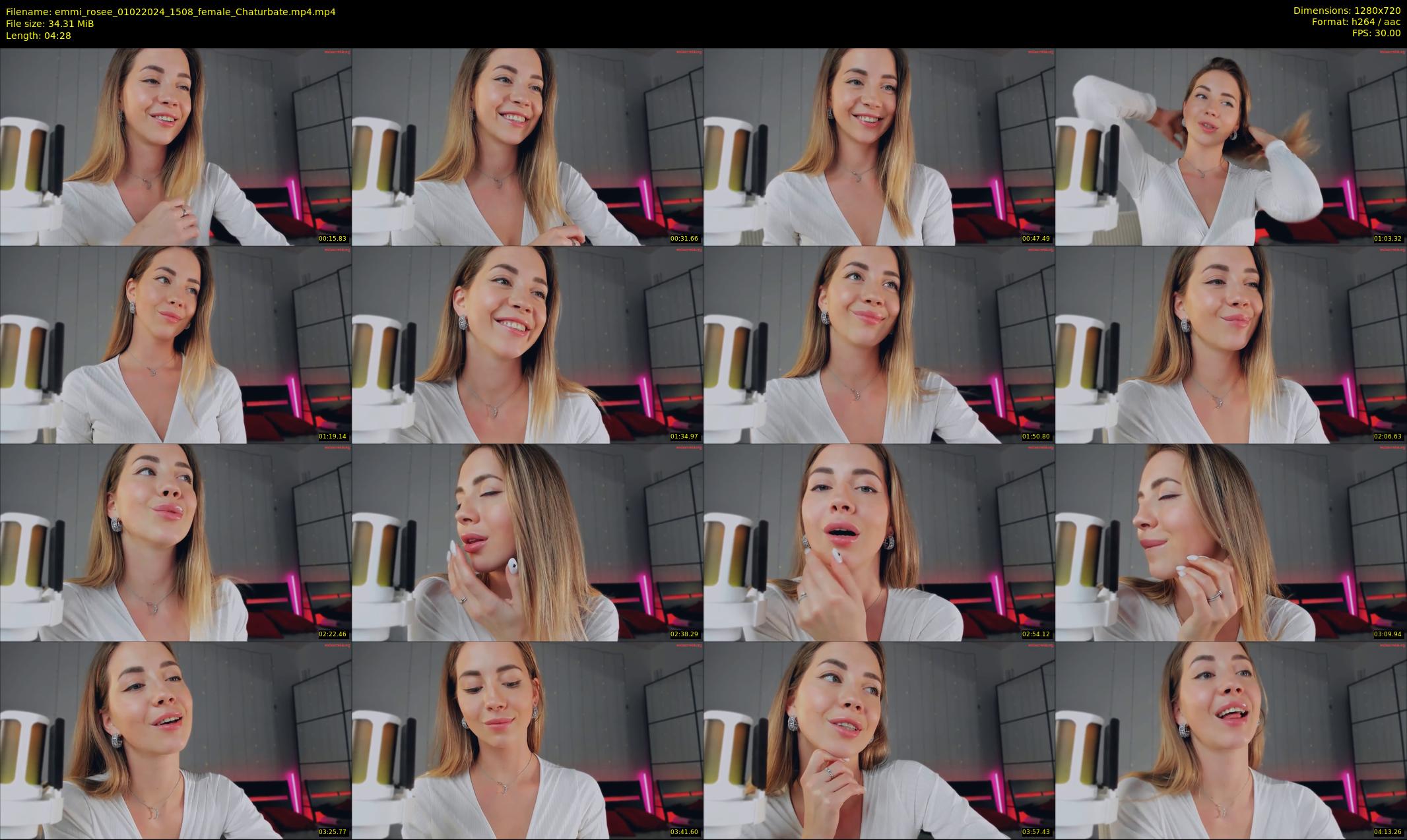 emmi_rosee — 5 minute Chaturbate female cam show recording, 720p, Feb 1, 2024