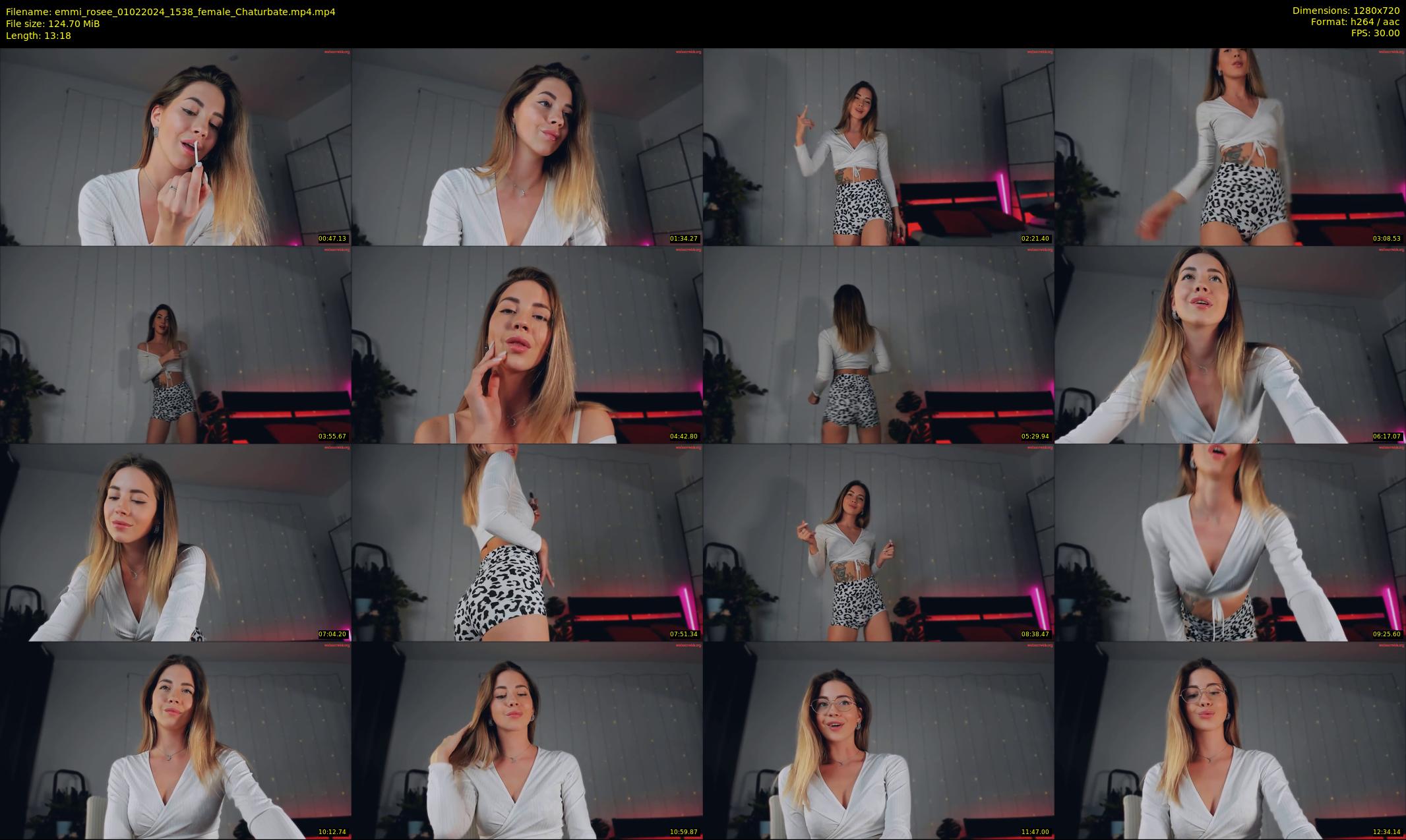 emmi_rosee — 14 minute Chaturbate female cam show recording, 720p, Feb 1, 2024