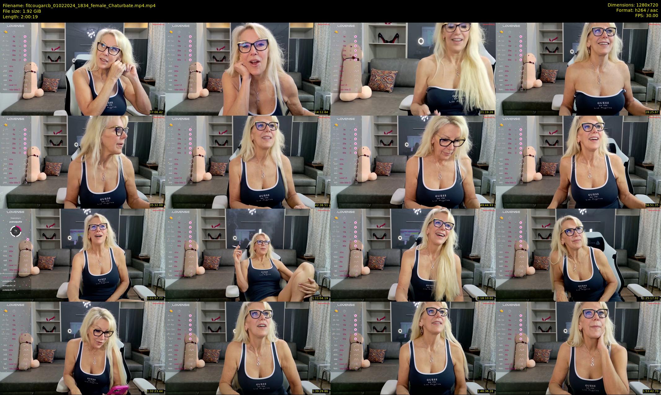 fitcougarcb — 121 minute Chaturbate female cam show recording, 720p, Feb 1, 2024
