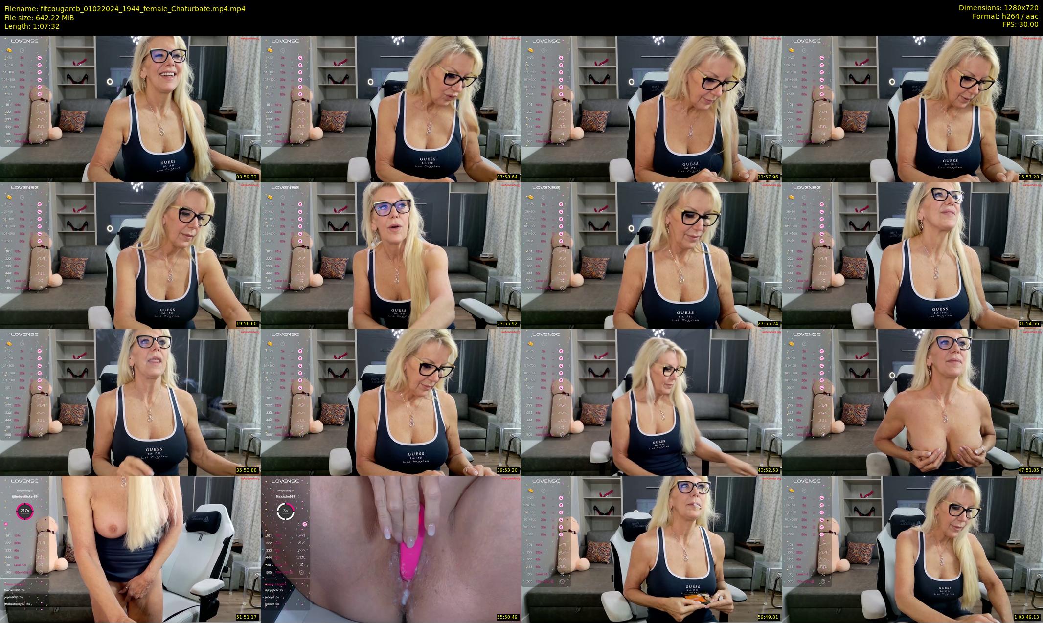 fitcougarcb — 68 minute Chaturbate female cam show recording, 720p, Feb 1, 2024